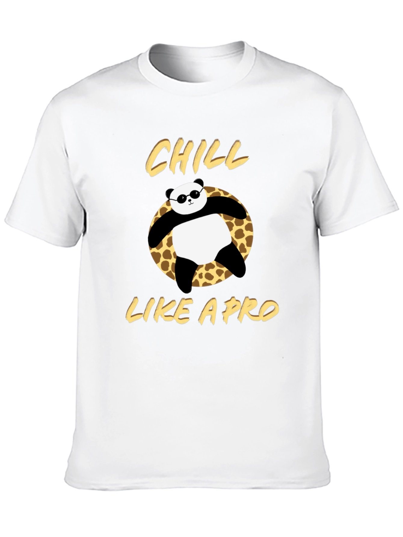 Chill Like a Pro Panda Graphic T-Shirt