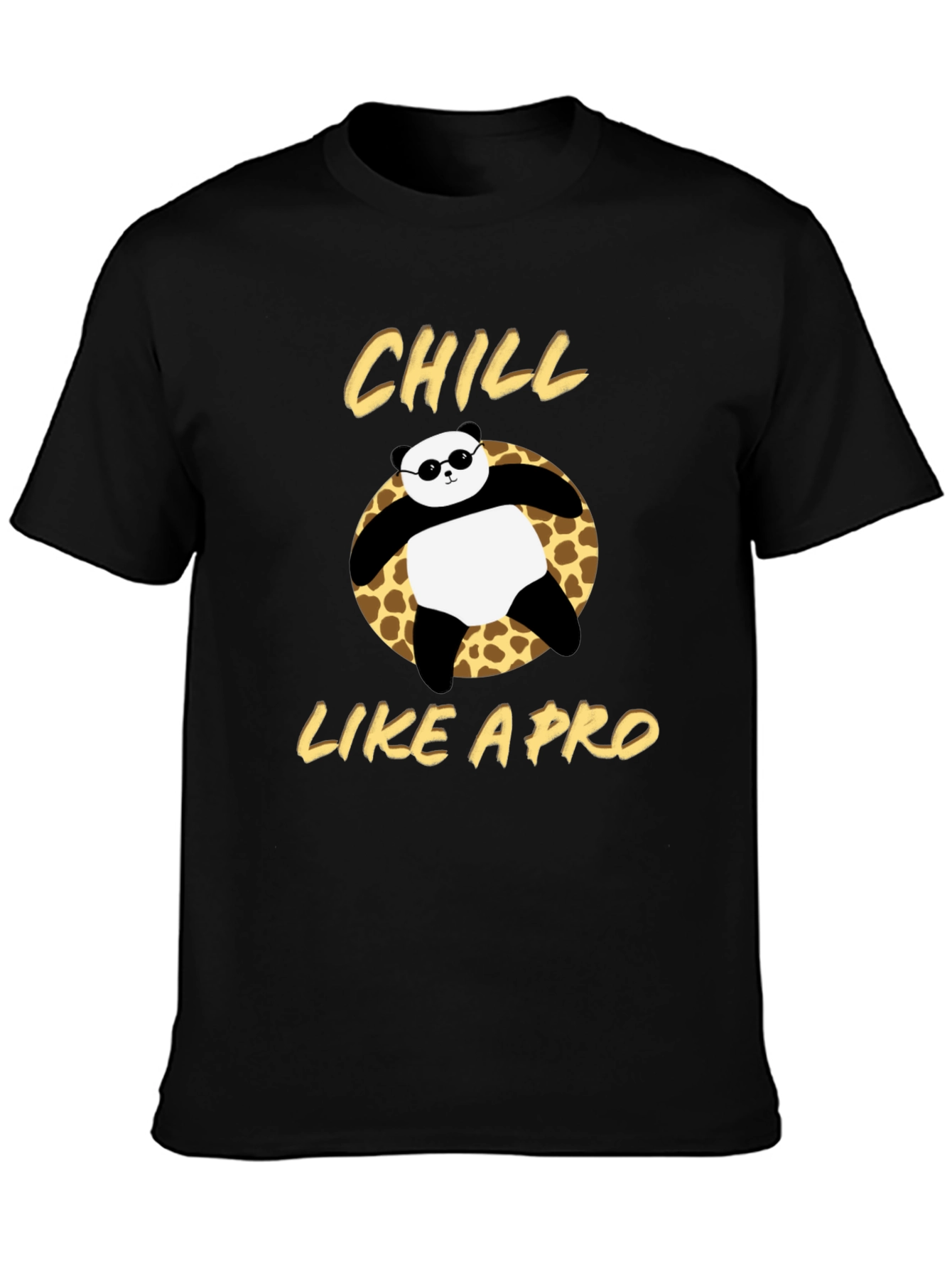 Chill Like a Pro Panda Graphic T-Shirt