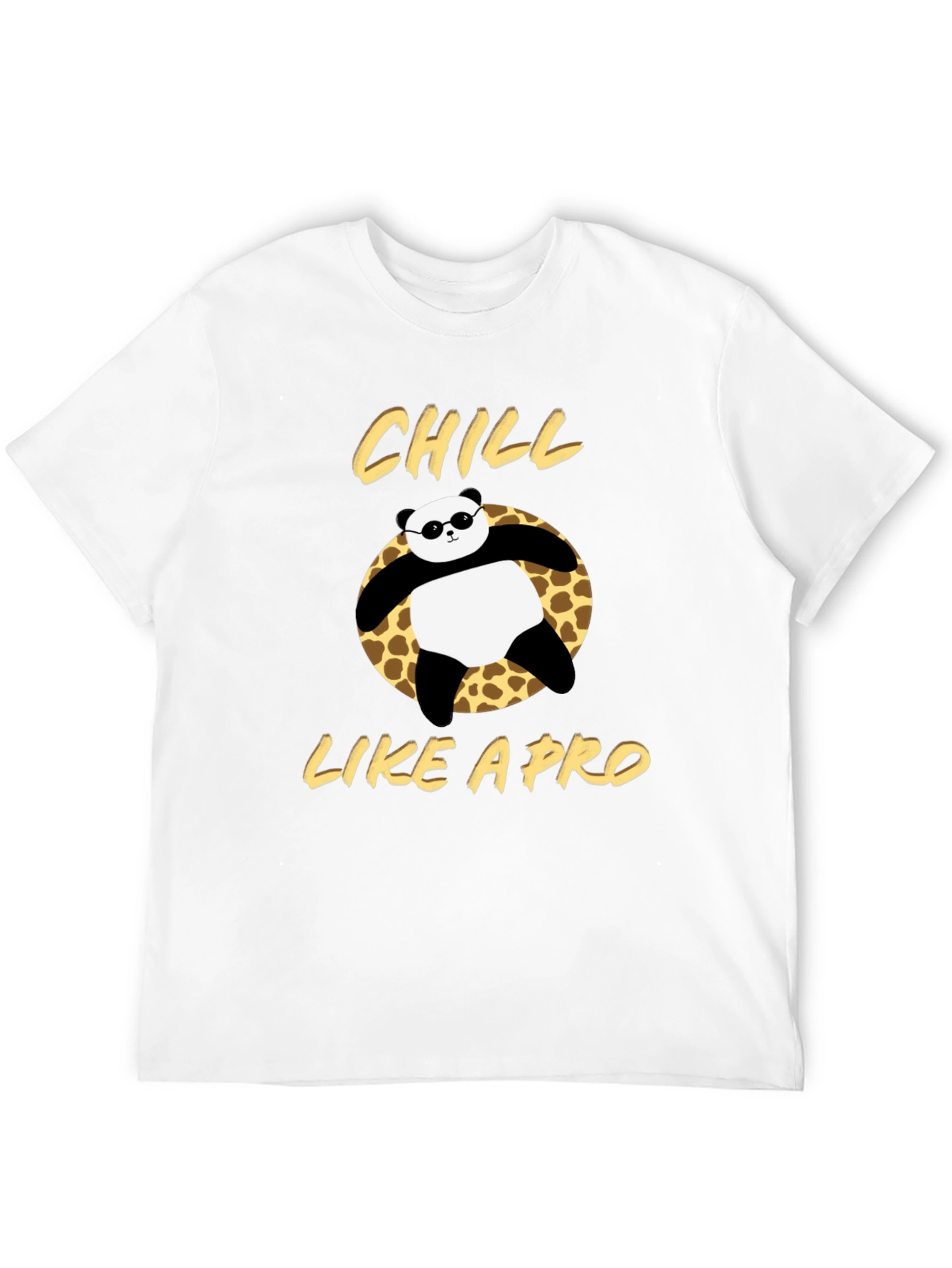Chill Like a Pro Panda Graphic T-Shirt