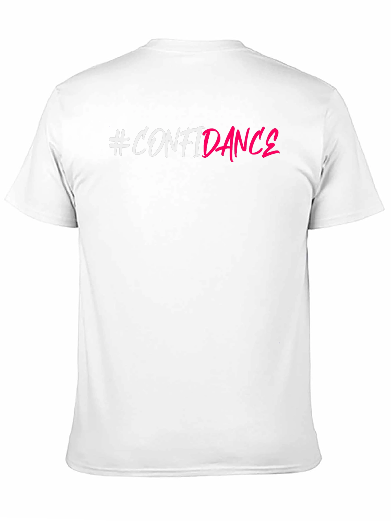 #Confidance Black Cotton Graphic Tee - Trendy & Stylish