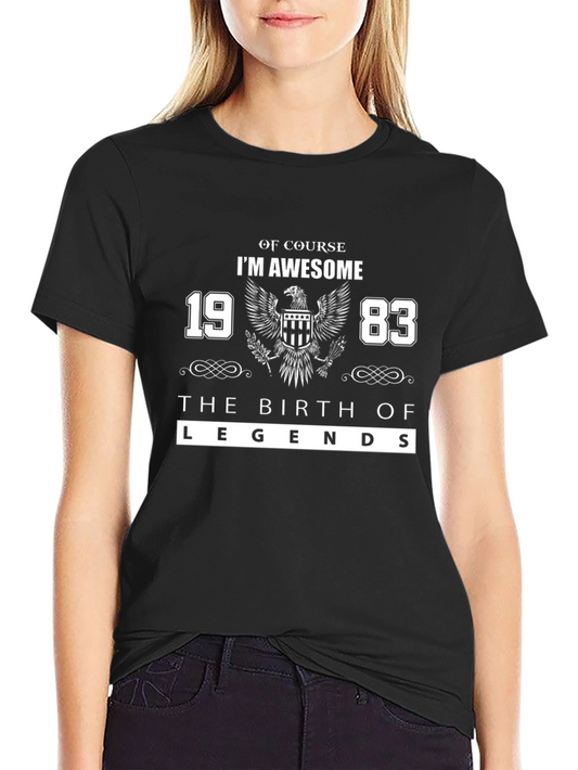 Awesome Since 1983 T-Shirt - Birthday Gift