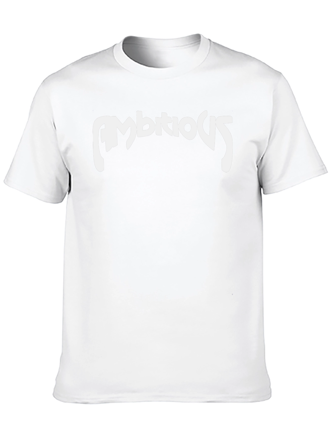 Ambitious Graphic T-Shirt - Black Cotton Blend