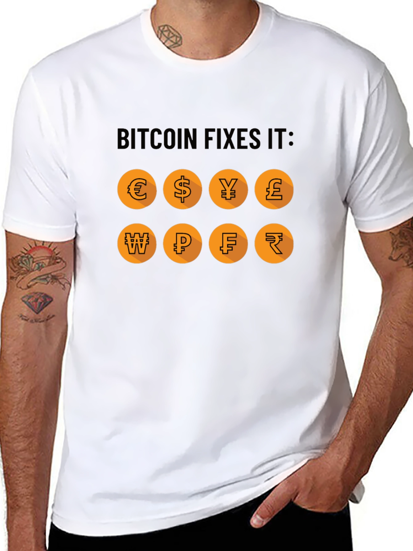 Bitcoin Fixes It T-Shirt Crypto Currency Tee