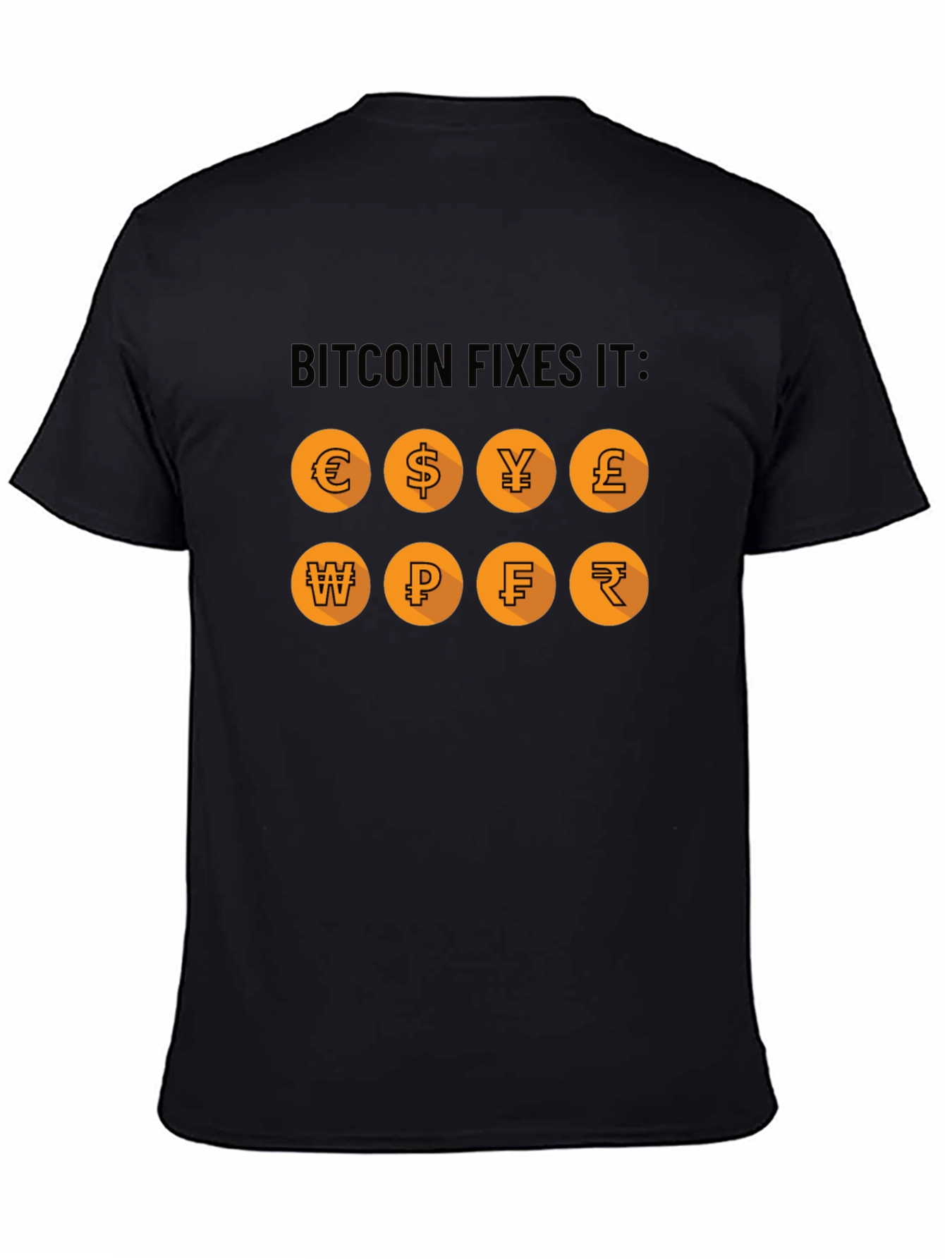 Bitcoin Fixes It T-Shirt Crypto Currency Tee