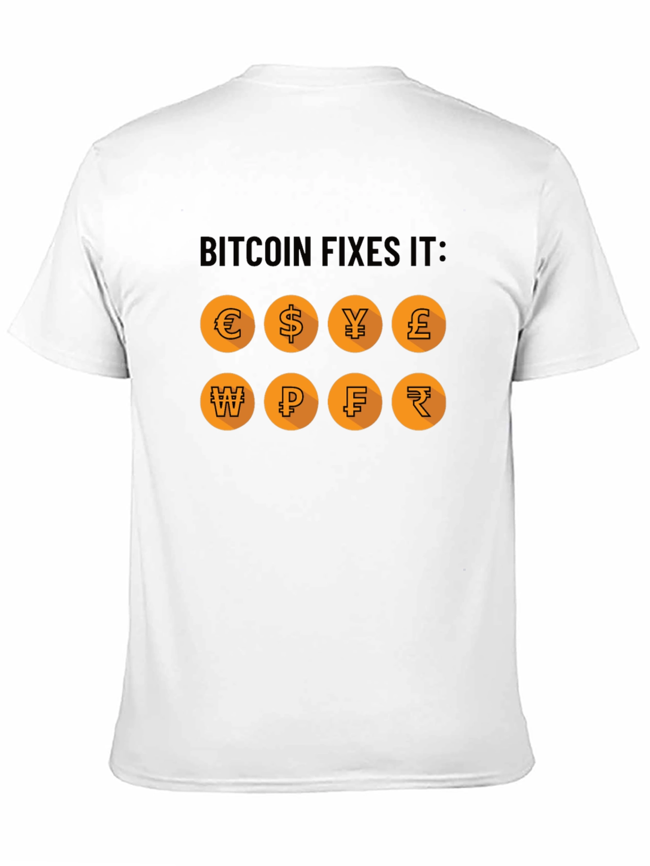 Bitcoin Fixes It T-Shirt Crypto Currency Tee