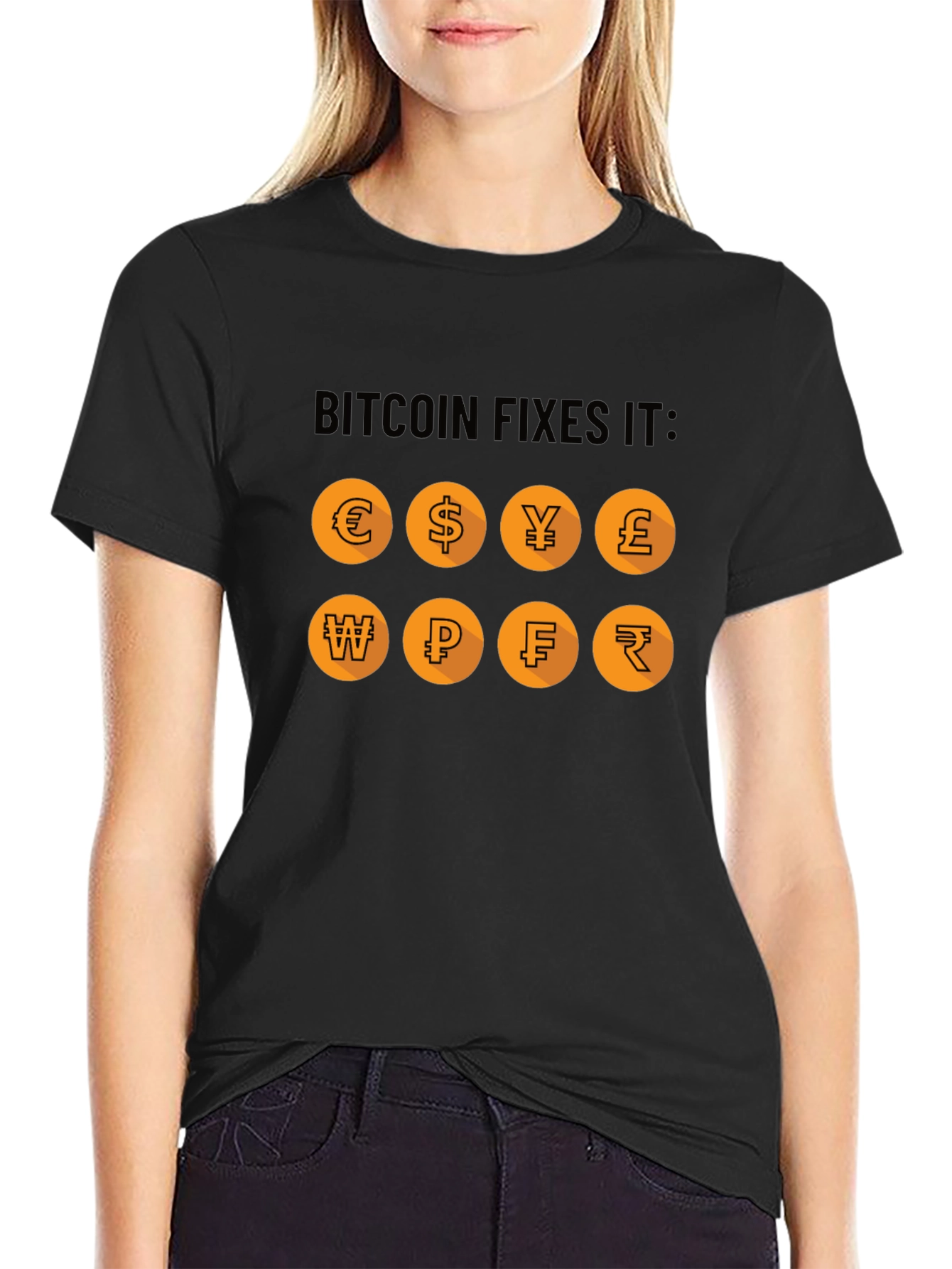 Bitcoin Fixes It T-Shirt Crypto Currency Tee