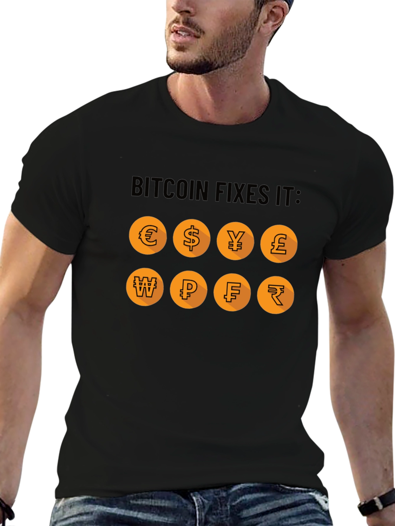 Bitcoin Fixes It T-Shirt Crypto Currency Tee