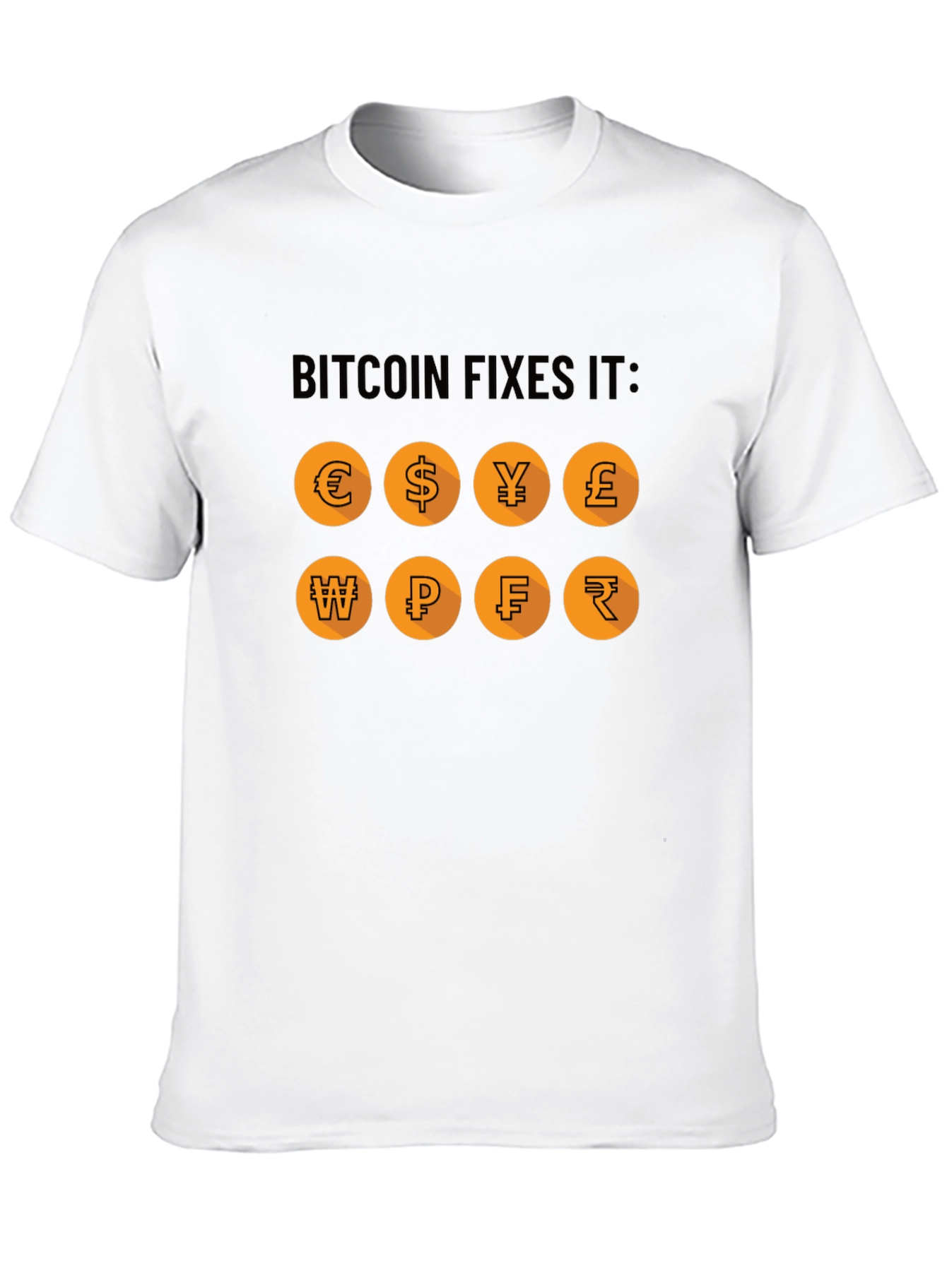 Bitcoin Fixes It T-Shirt Crypto Currency Tee