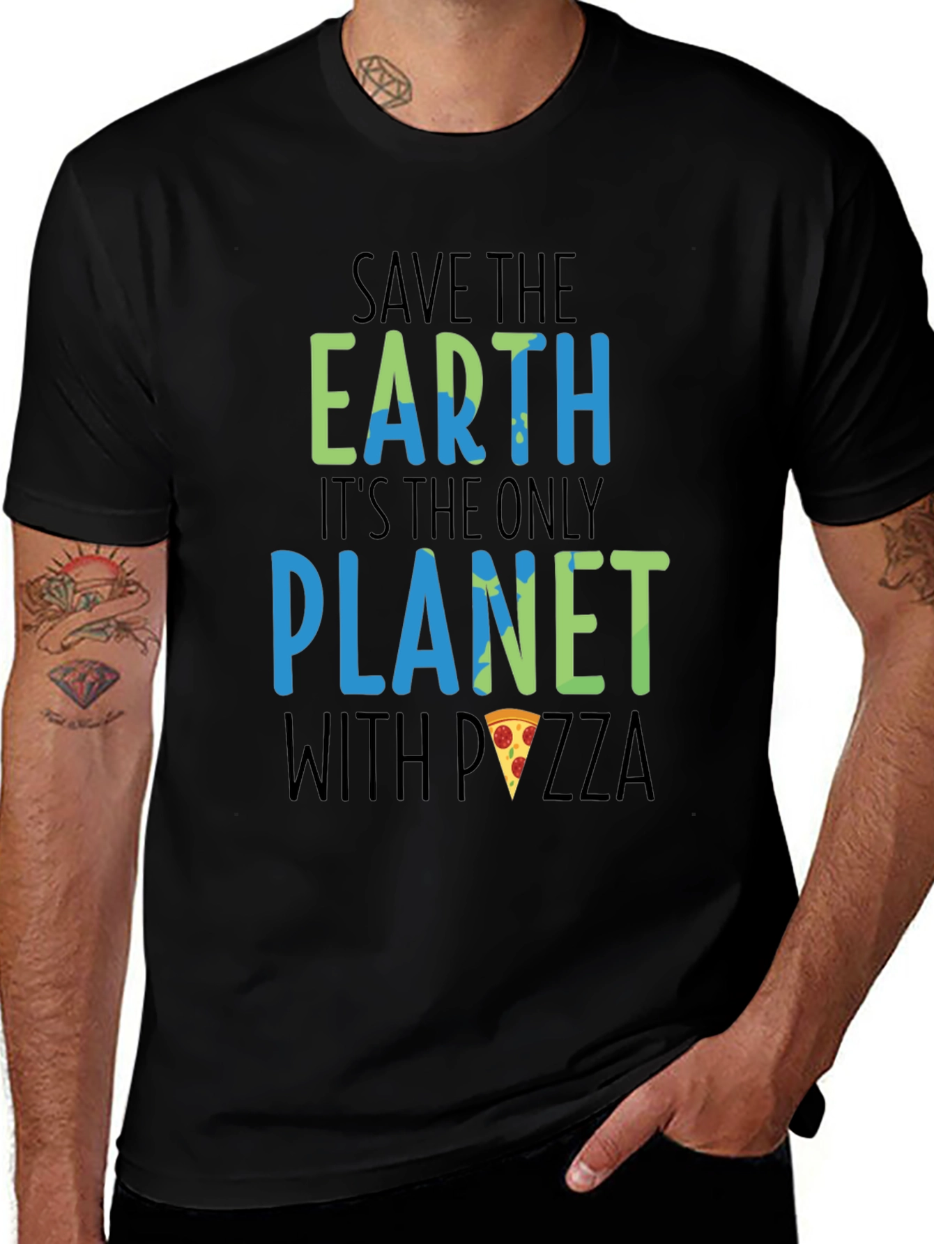 Save the Earth Pizza Planet Graphic Tee