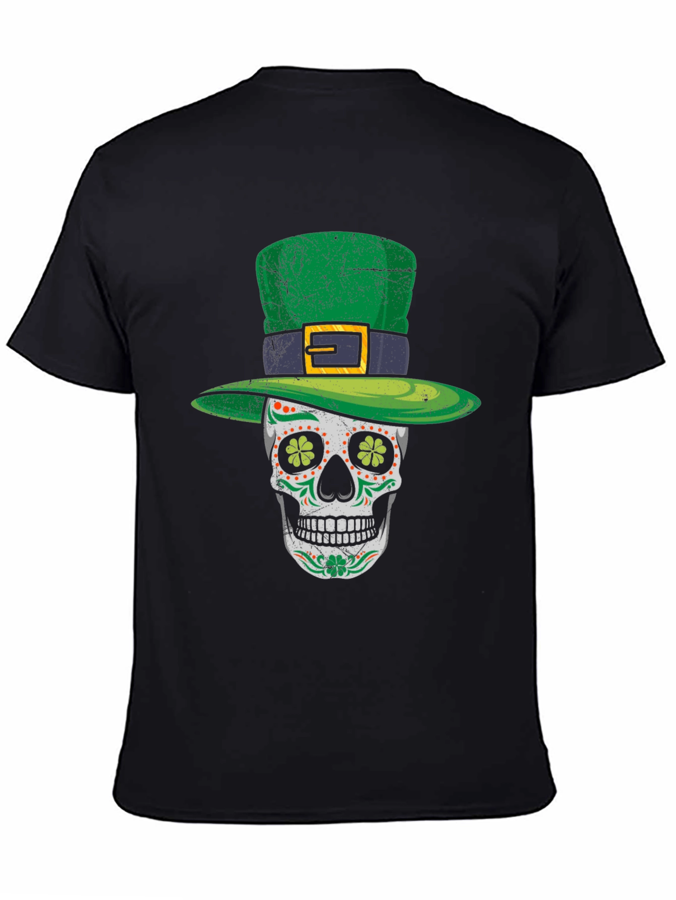 St. Patricks Day Skull Graphic Tee