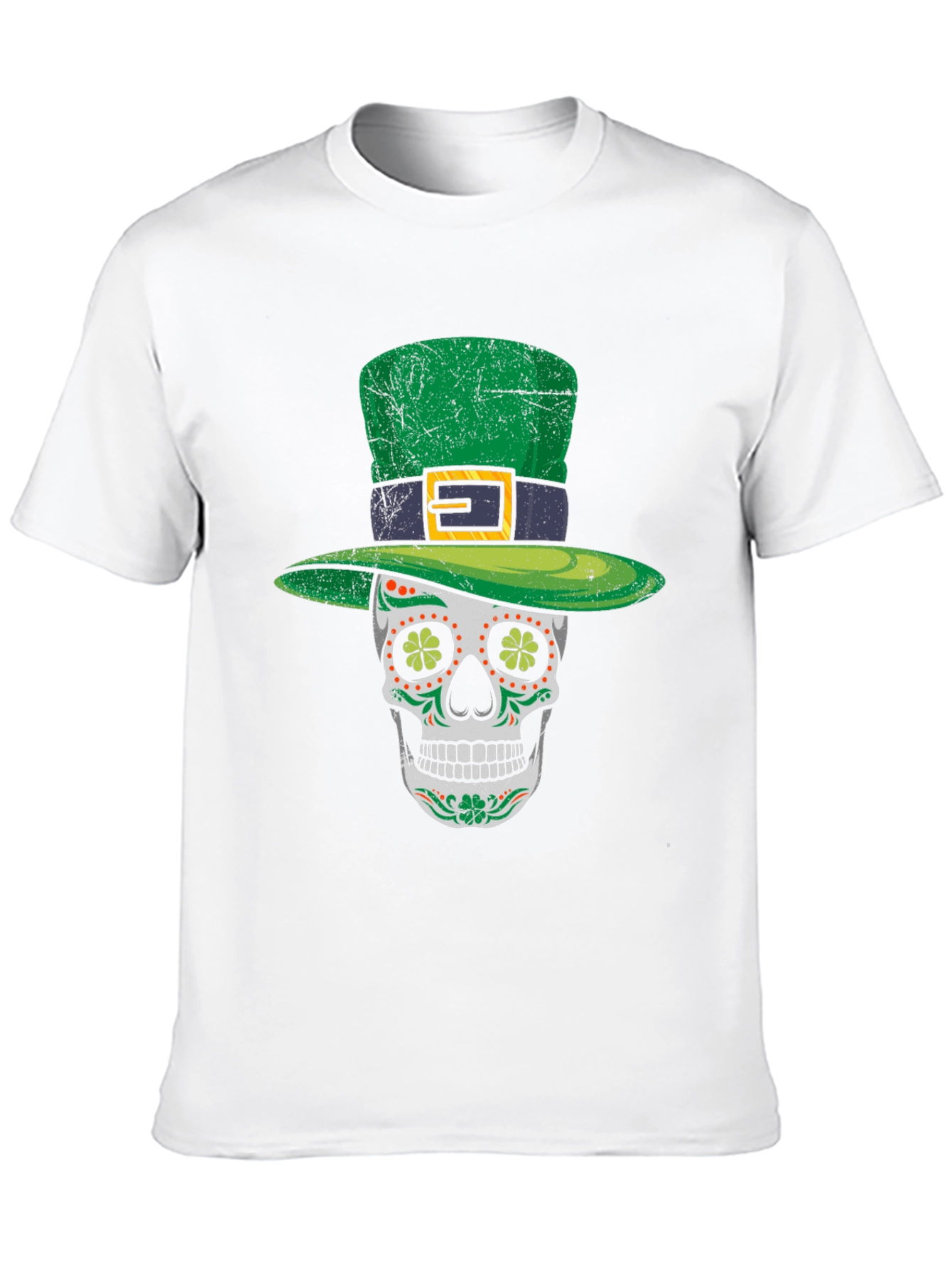 St. Patricks Day Skull Graphic Tee