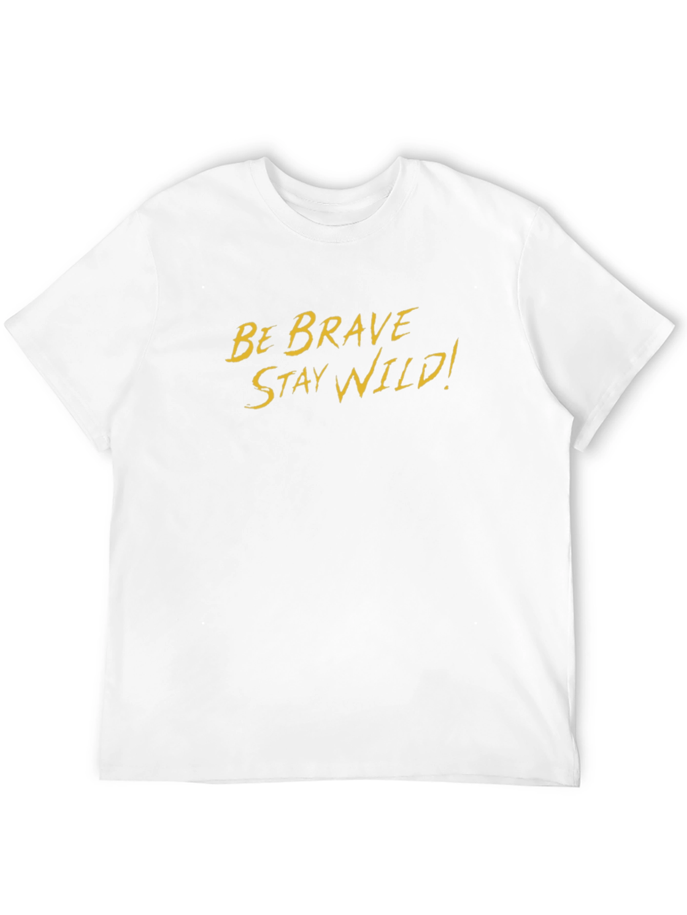 Be Brave Stay Wild! Black Graphic Tee