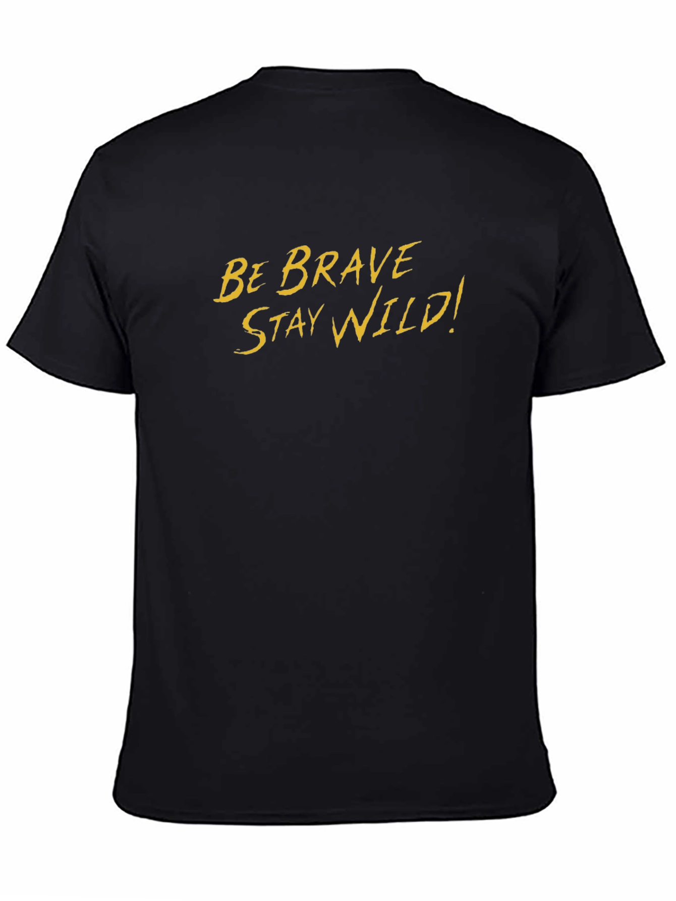 Be Brave Stay Wild! Black Graphic Tee