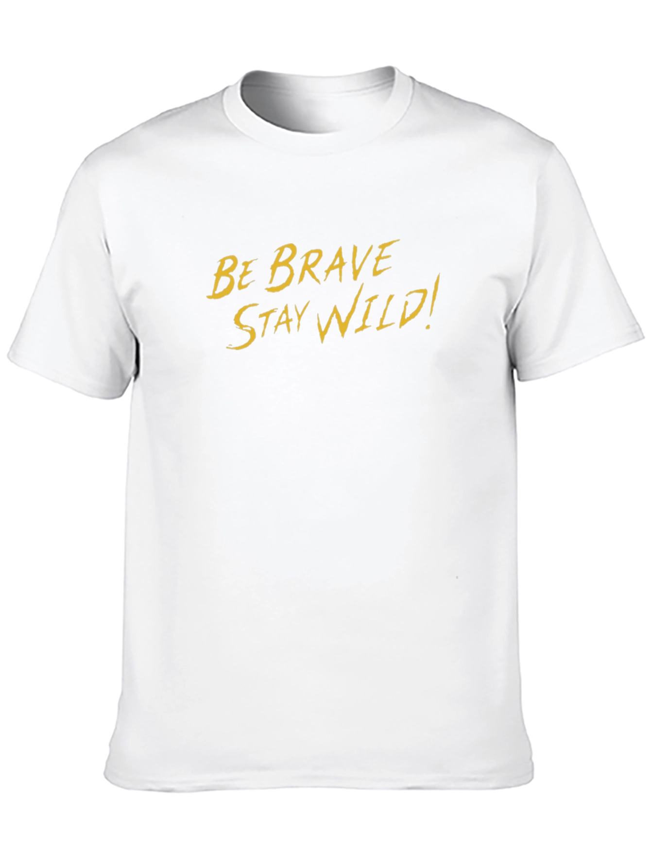 Be Brave Stay Wild! Black Graphic Tee