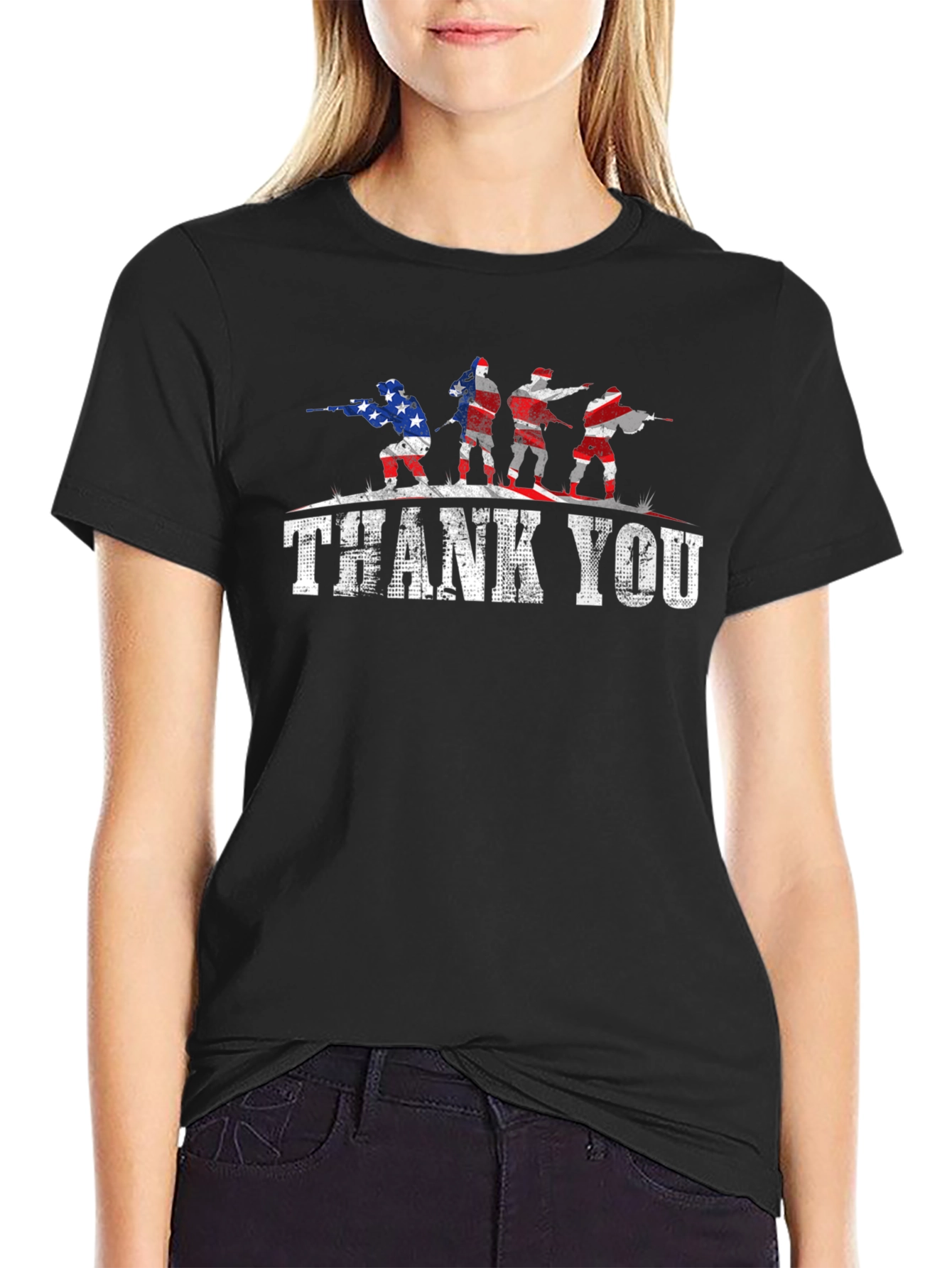 Thank You Veterans T-Shirt - American Flag
