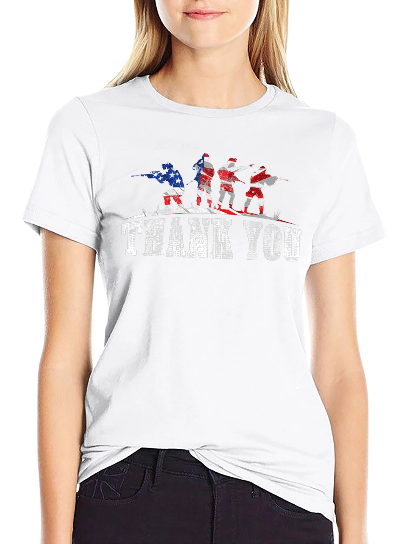 Thank You Veterans T-Shirt - American Flag