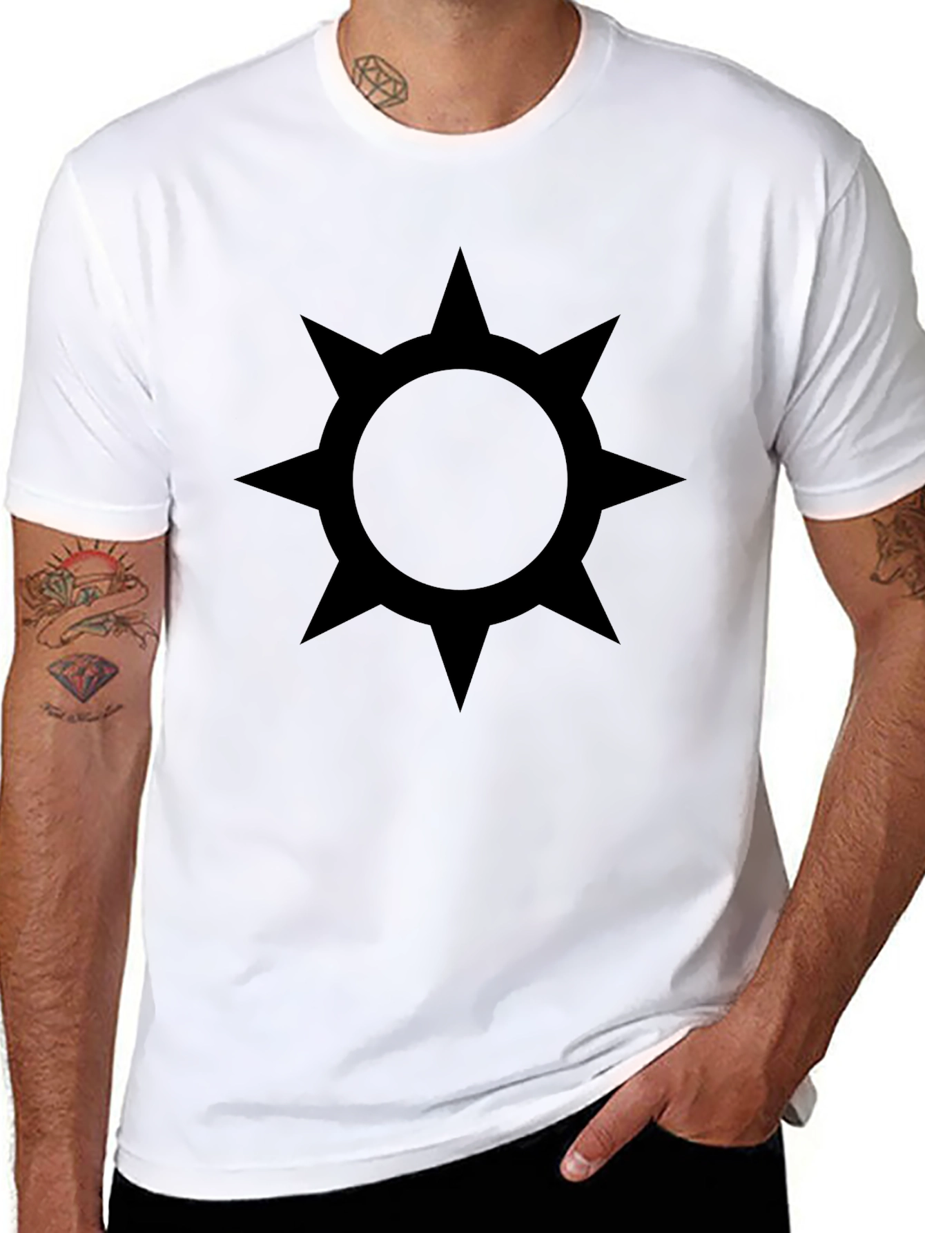 Black Chaos Star T-Shirt