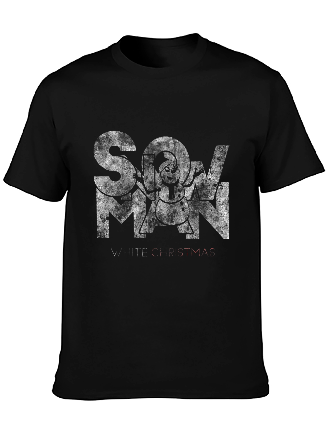 Snowman White Christmas Graphic Tee