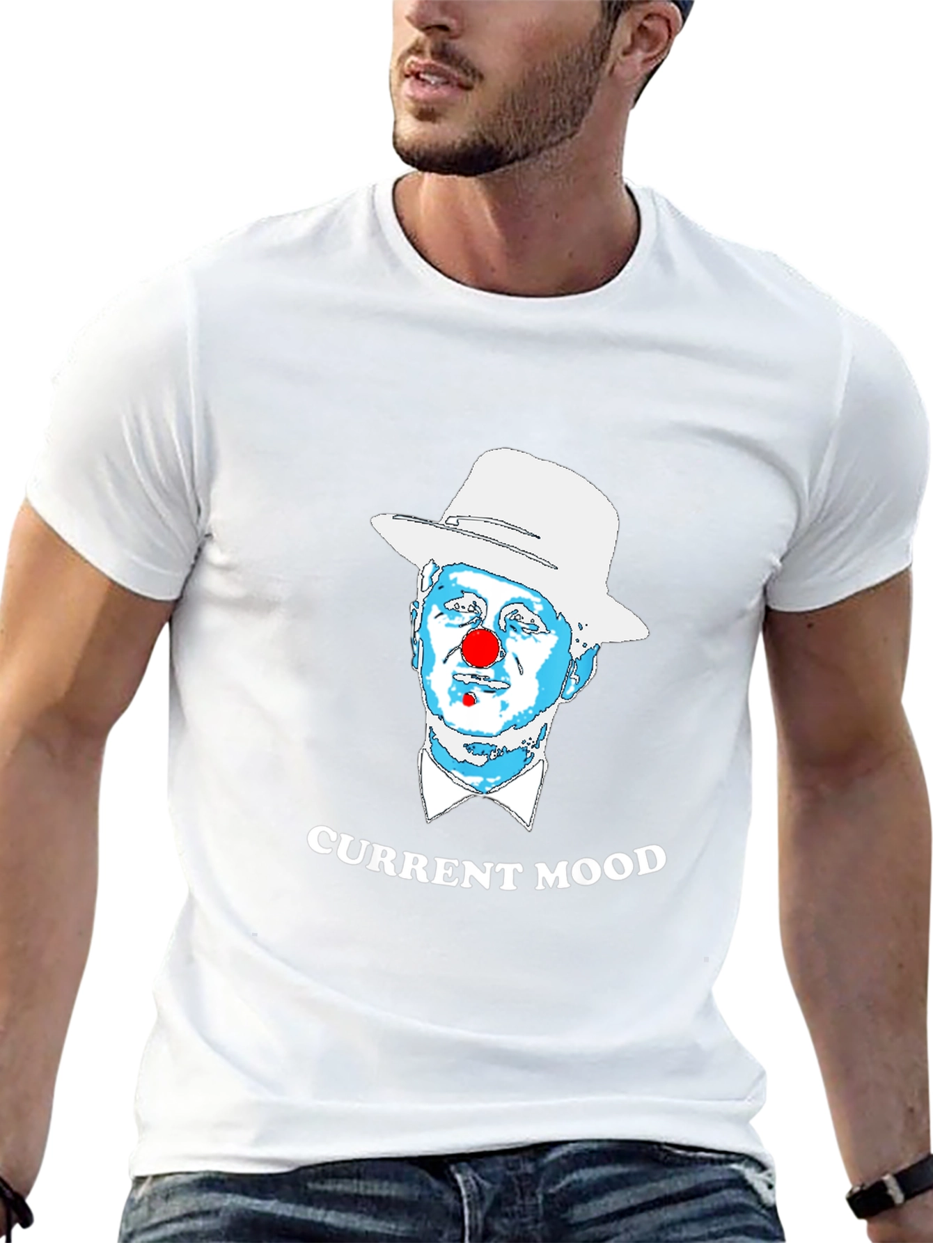 Clown Mood Graphic T-Shirt