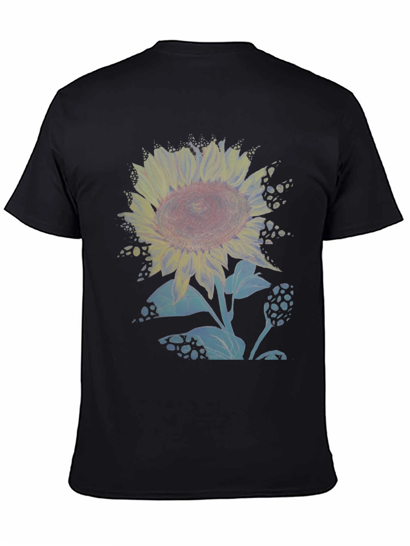 Sunflower Graphic Print Crew Neck T-Shirt