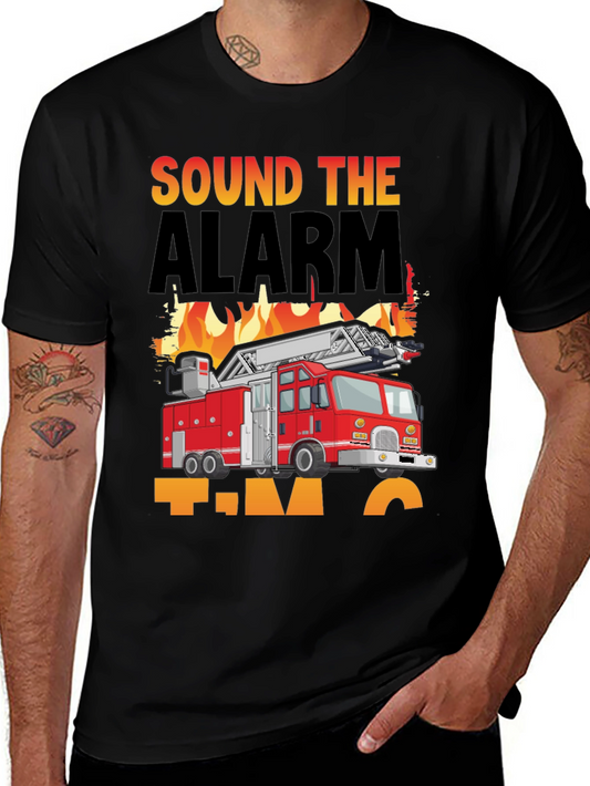 Sound The Alarm Firetruck T-Shirt