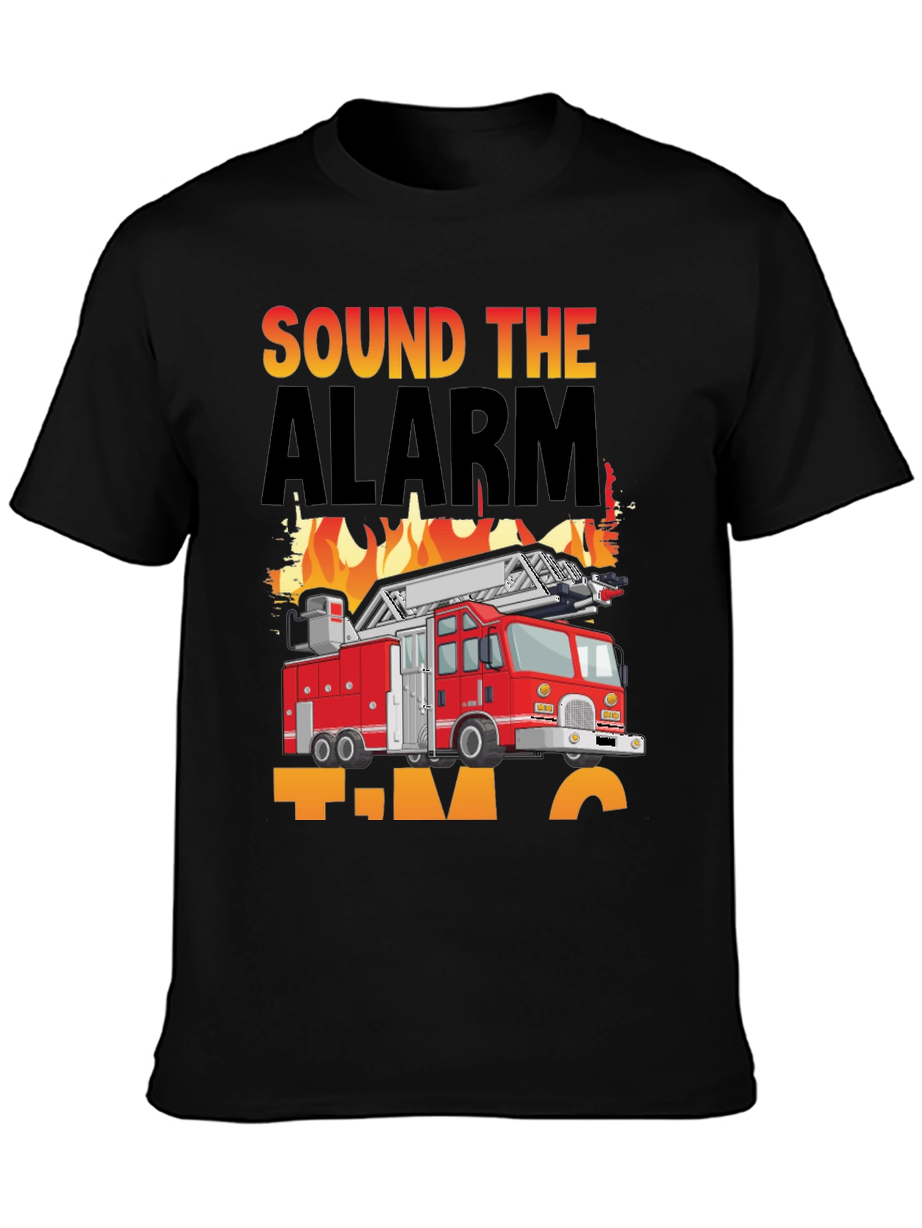Sound The Alarm Firetruck T-Shirt