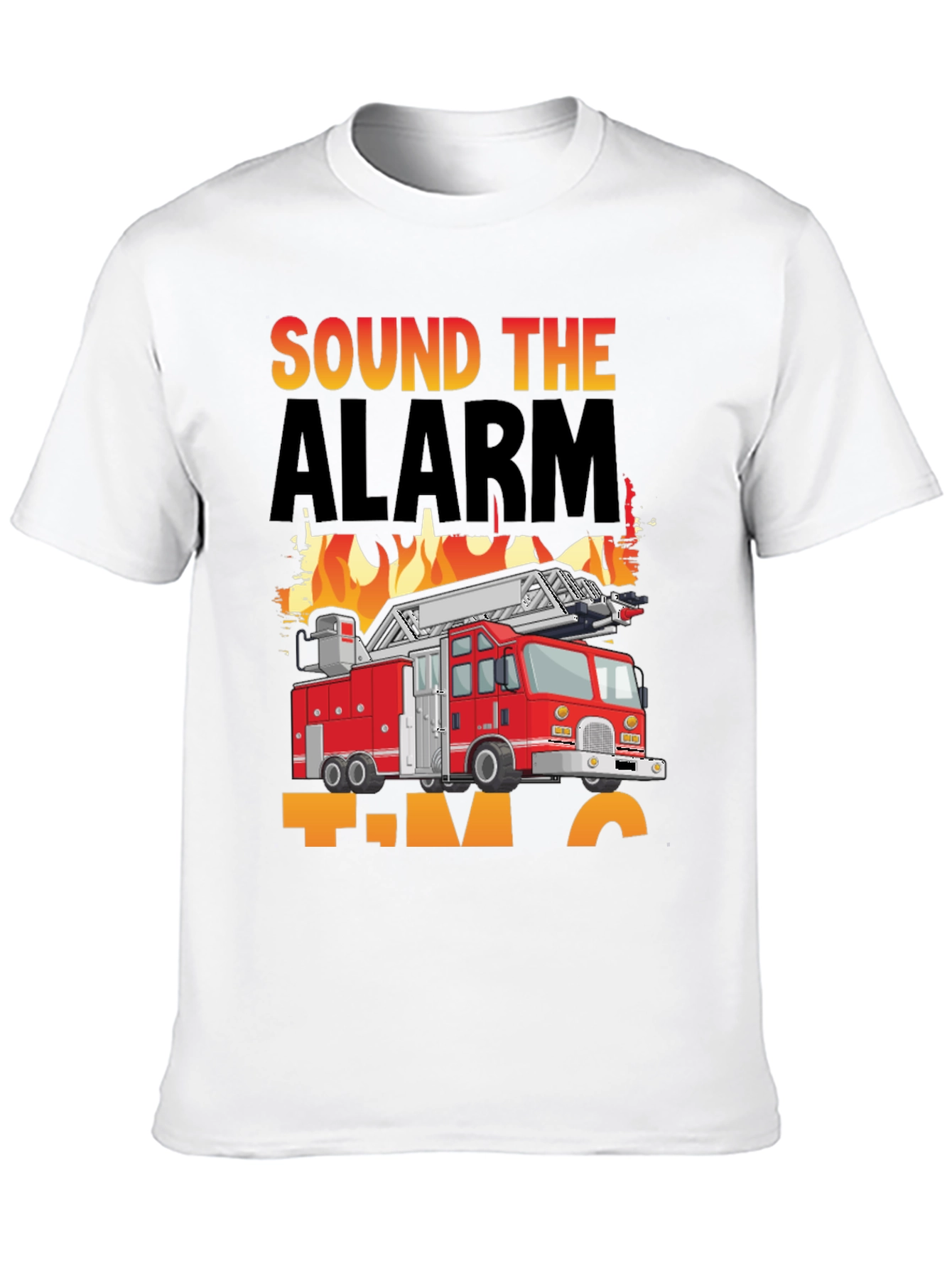 Sound The Alarm Firetruck T-Shirt