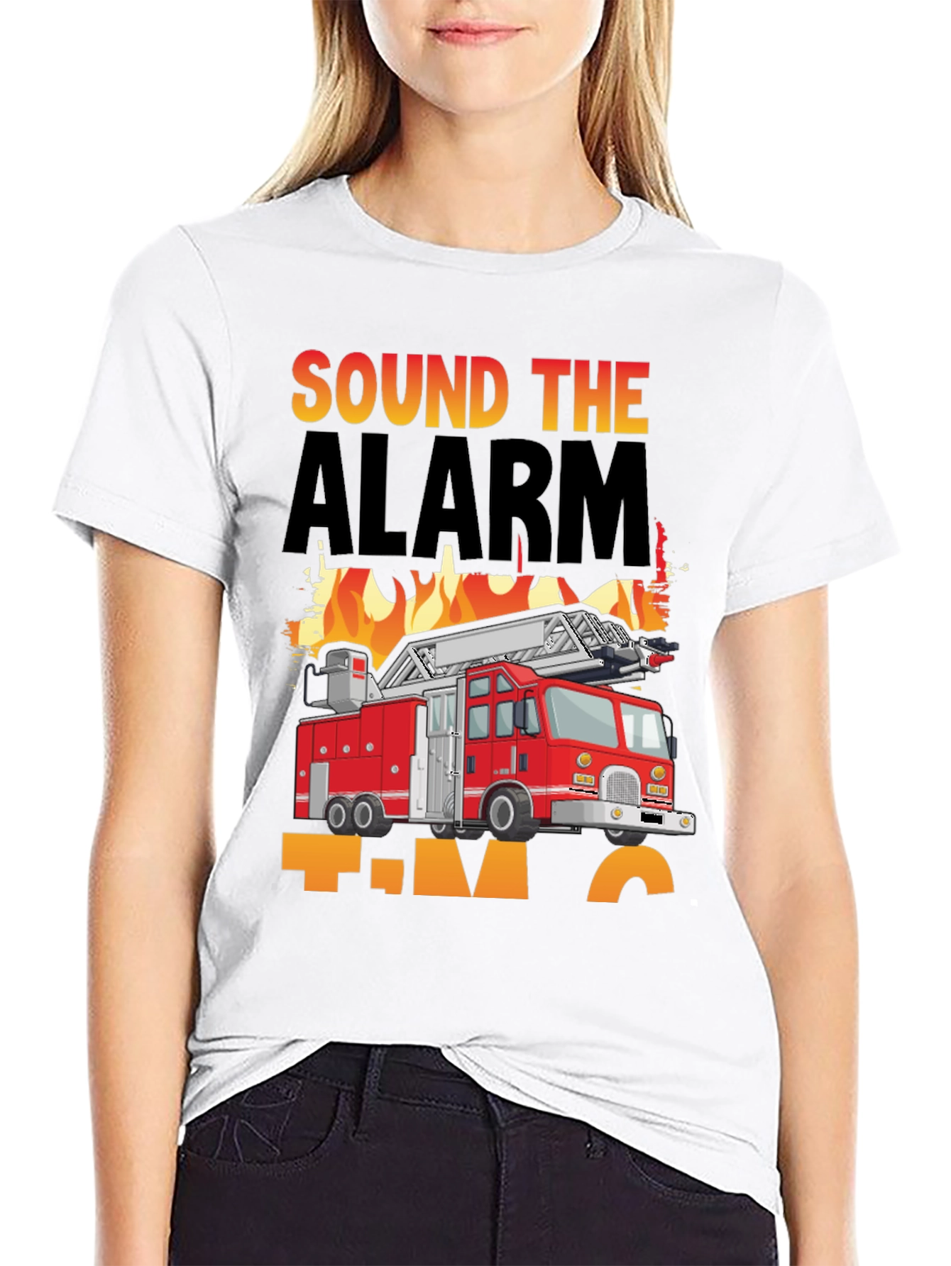Sound The Alarm Firetruck T-Shirt