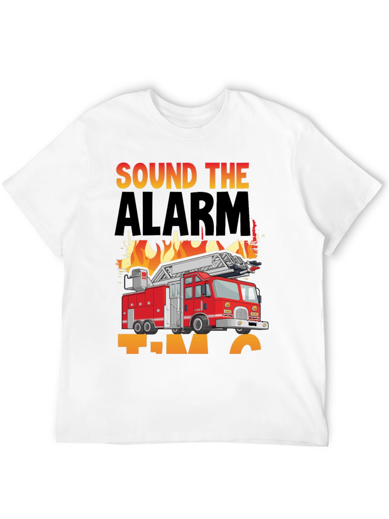 Sound The Alarm Firetruck T-Shirt