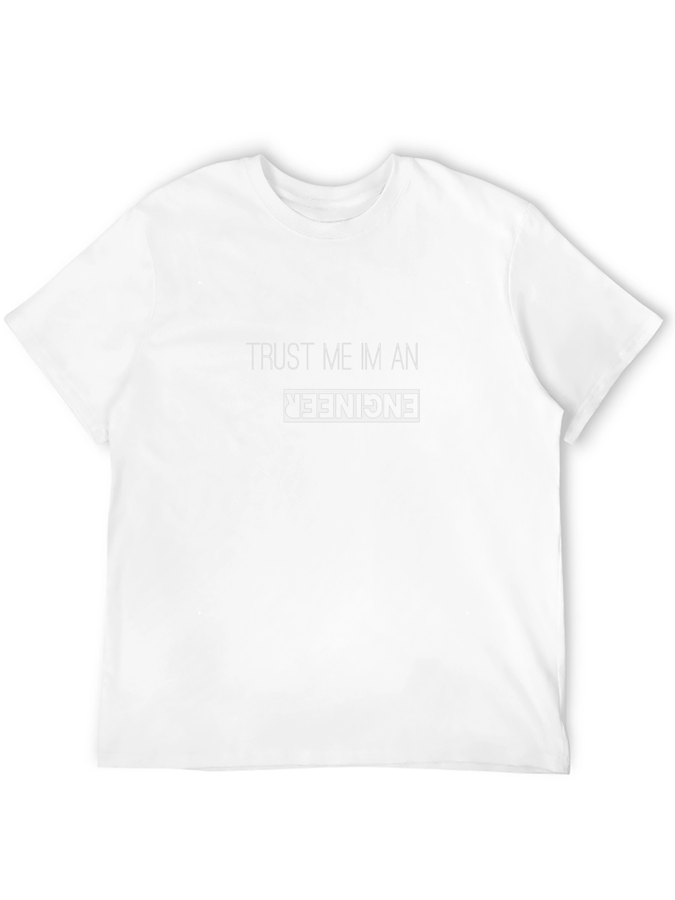 Trust Me Im An Engineer Black T-Shirt