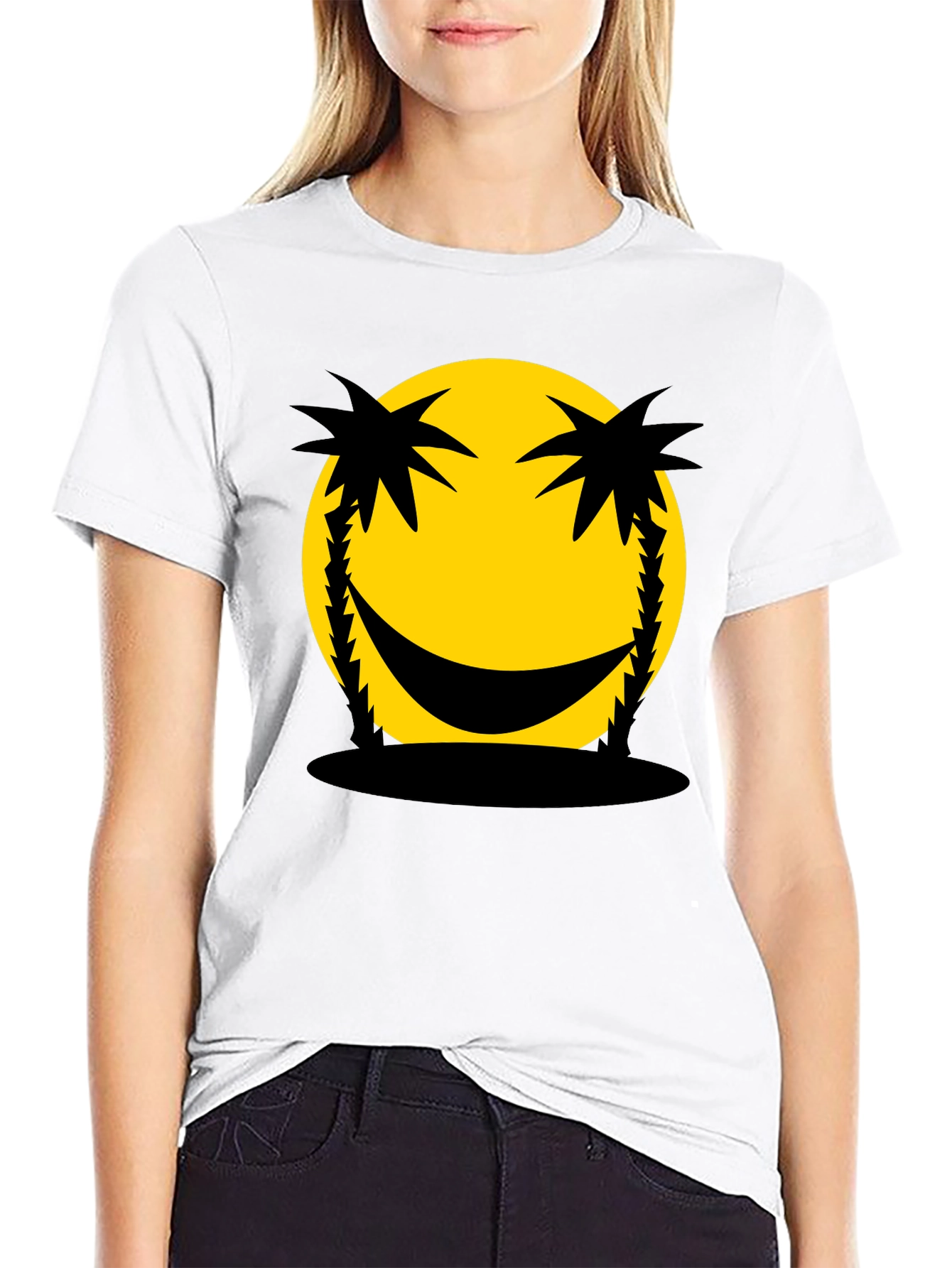 Smiley Palm Tree T-Shirt