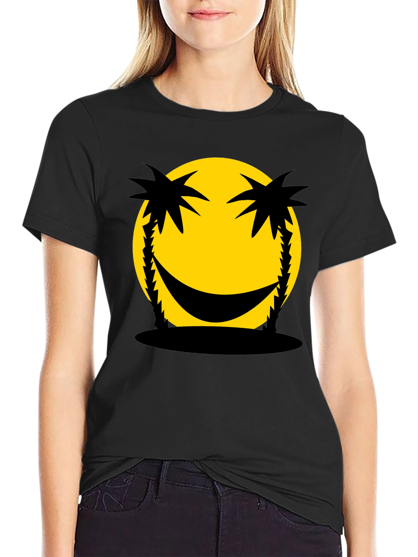Smiley Palm Tree T-Shirt