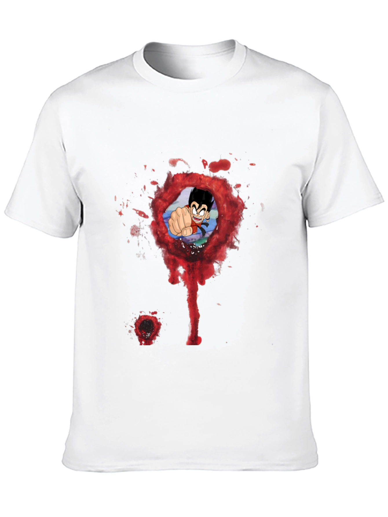 Anime Punch Black Tee