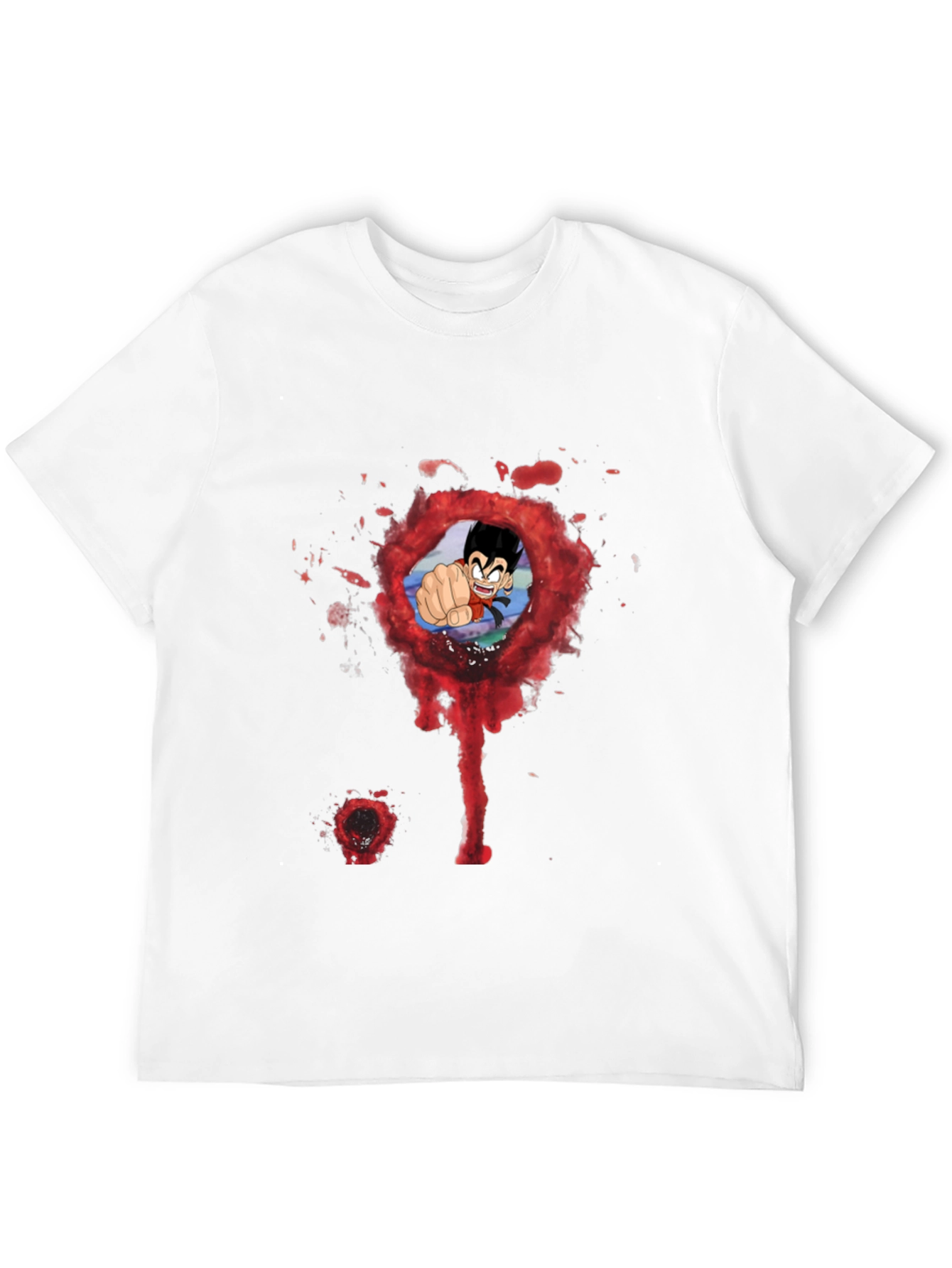 Anime Punch Black Tee