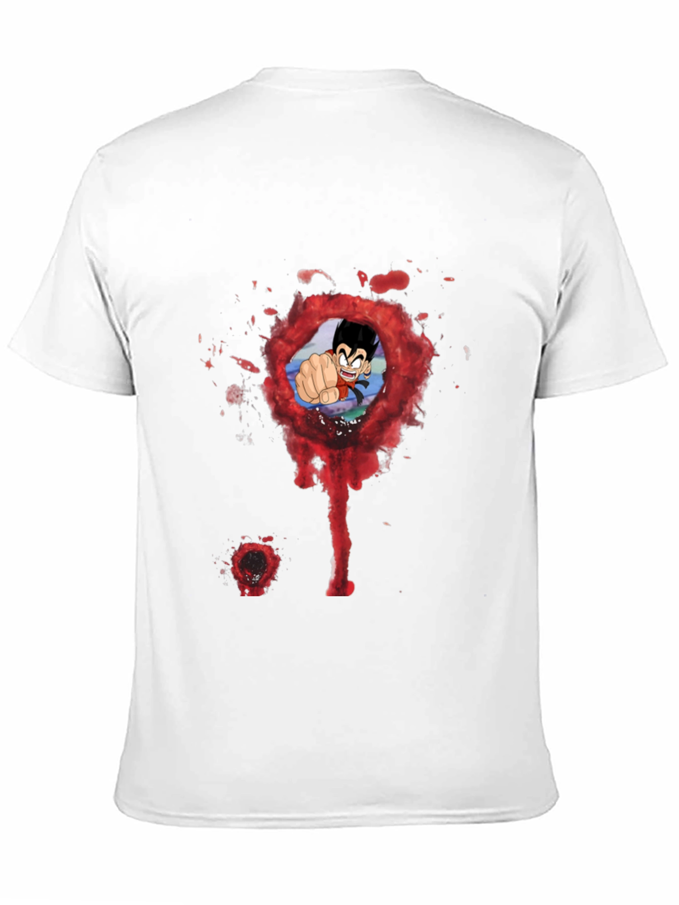 Anime Punch Black Tee