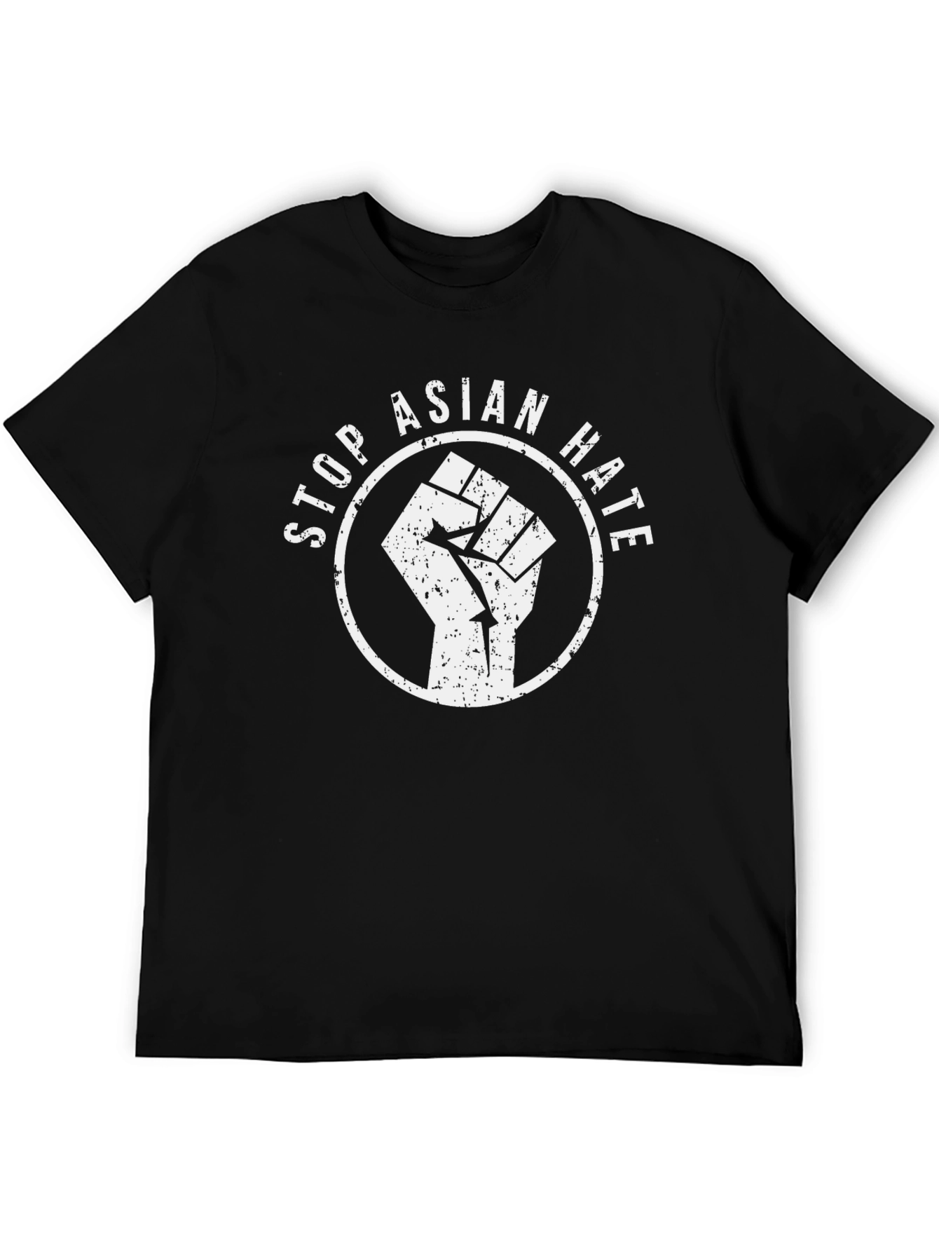 Stop Asian Hate Black T-Shirt
