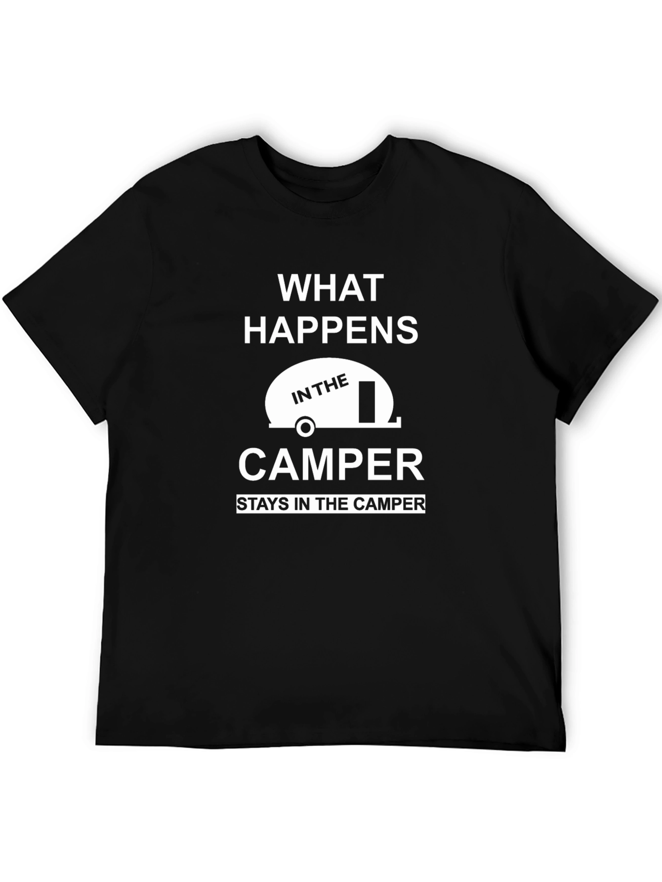 Camper Graphic Tee - What Happens in the Camper