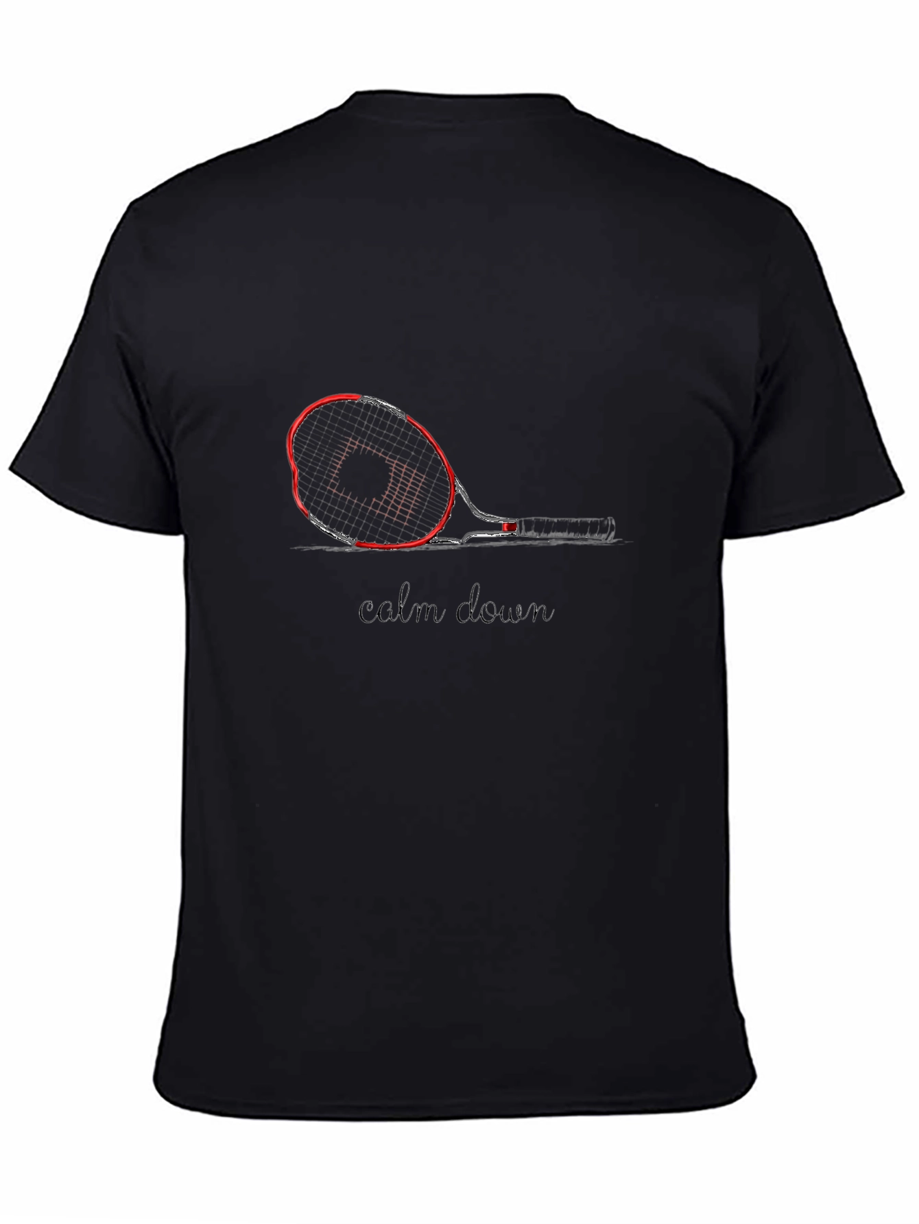 Calm Down Tennis Racquet T-Shirt