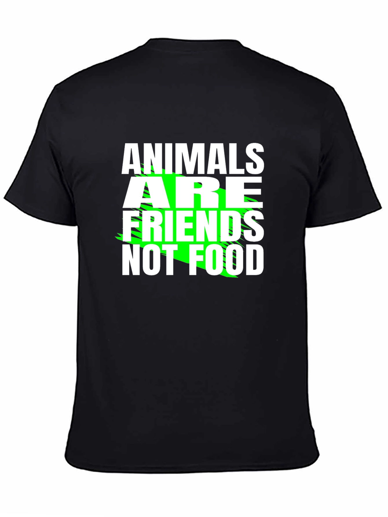 Animals Are Friends Not Food Graphic Tee