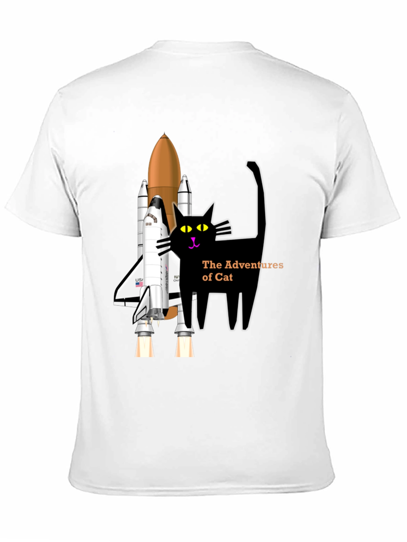 Space Cat T-Shirt: Adventure Awaits