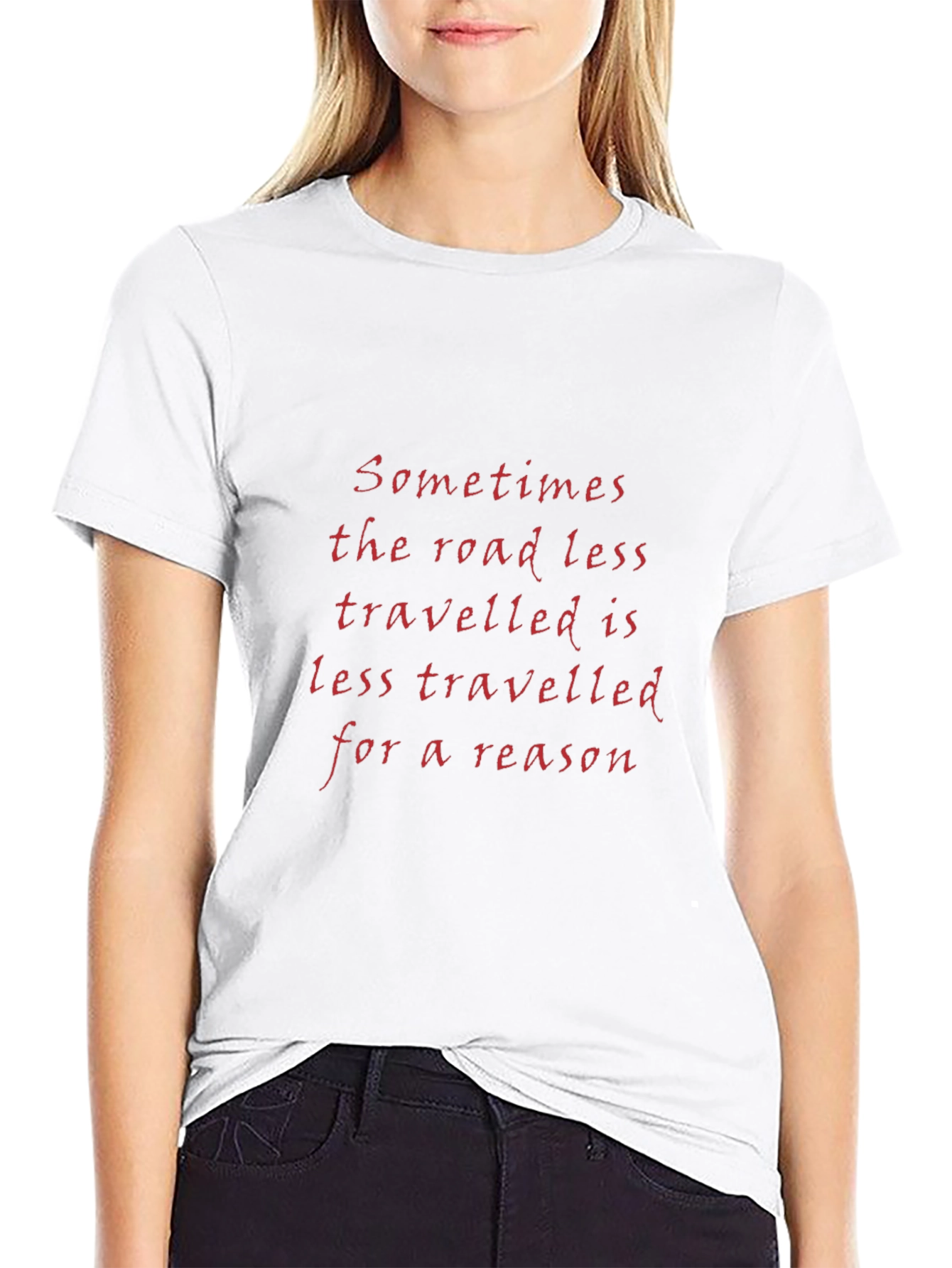 Road Less Traveled Graphic T-Shirt
