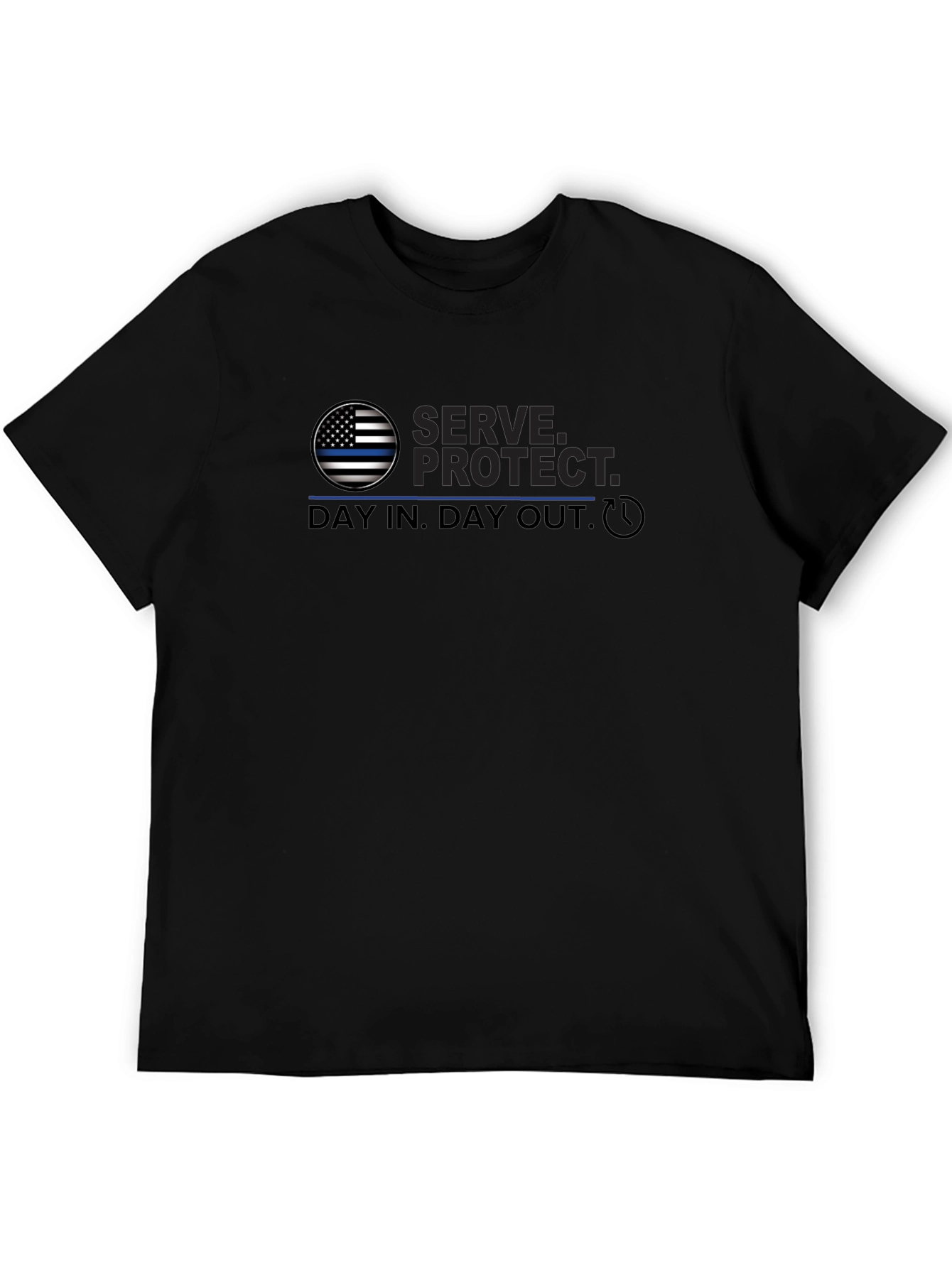Serve Protect Thin Blue Line T-Shirt
