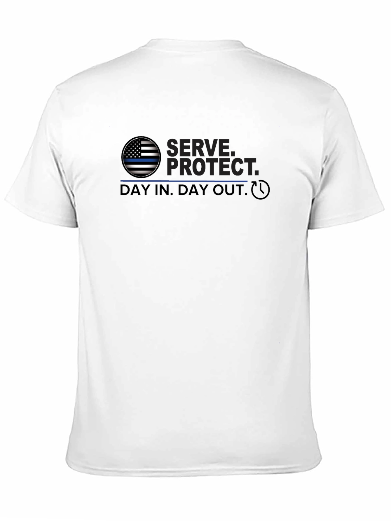 Serve Protect Thin Blue Line T-Shirt