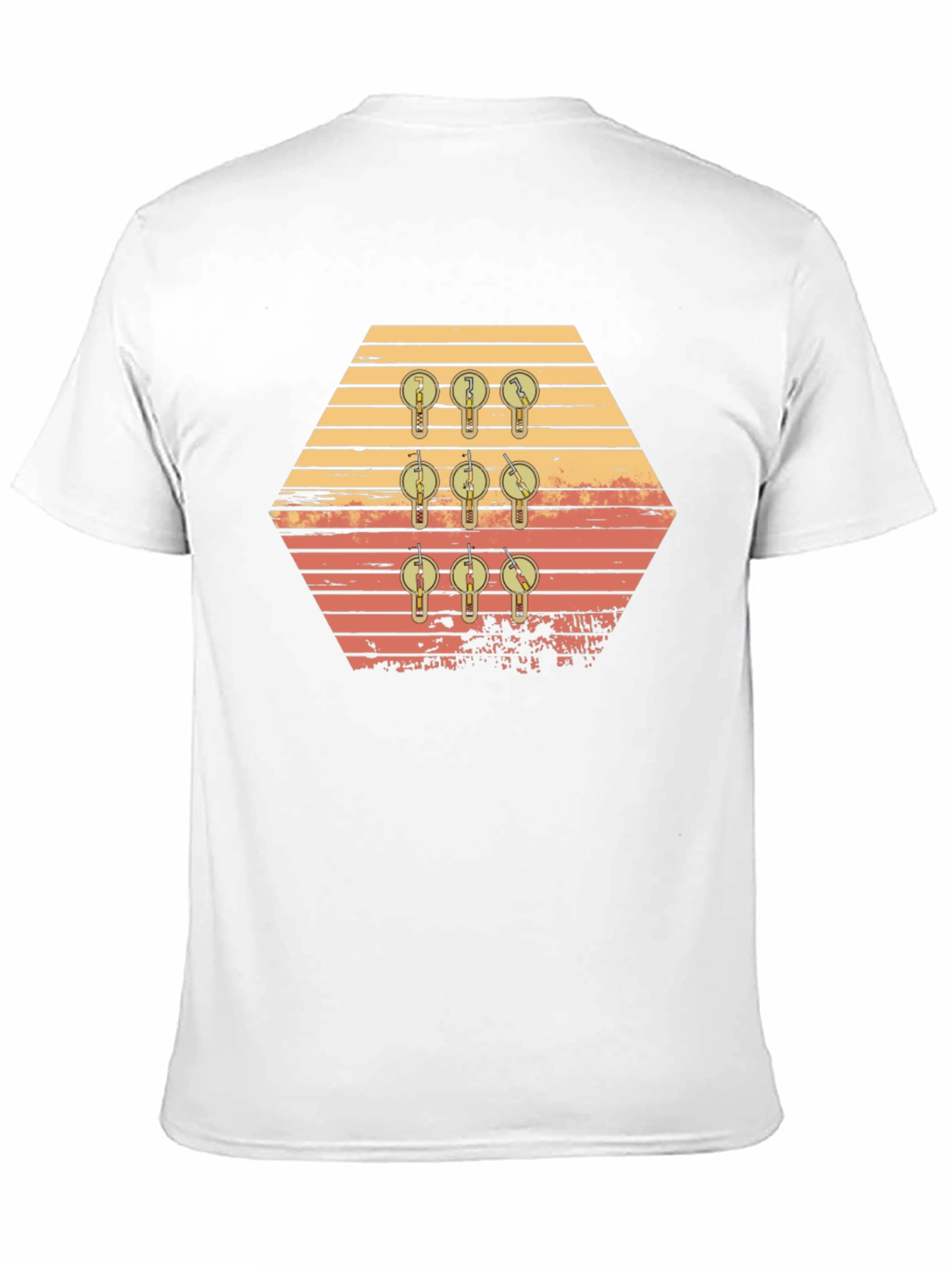Retro Keys Graphic Tee - Black
