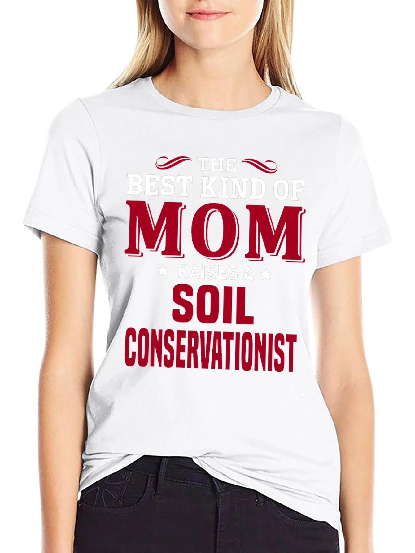 Best Kind of Mom Soil Conservationist Graphic Tee