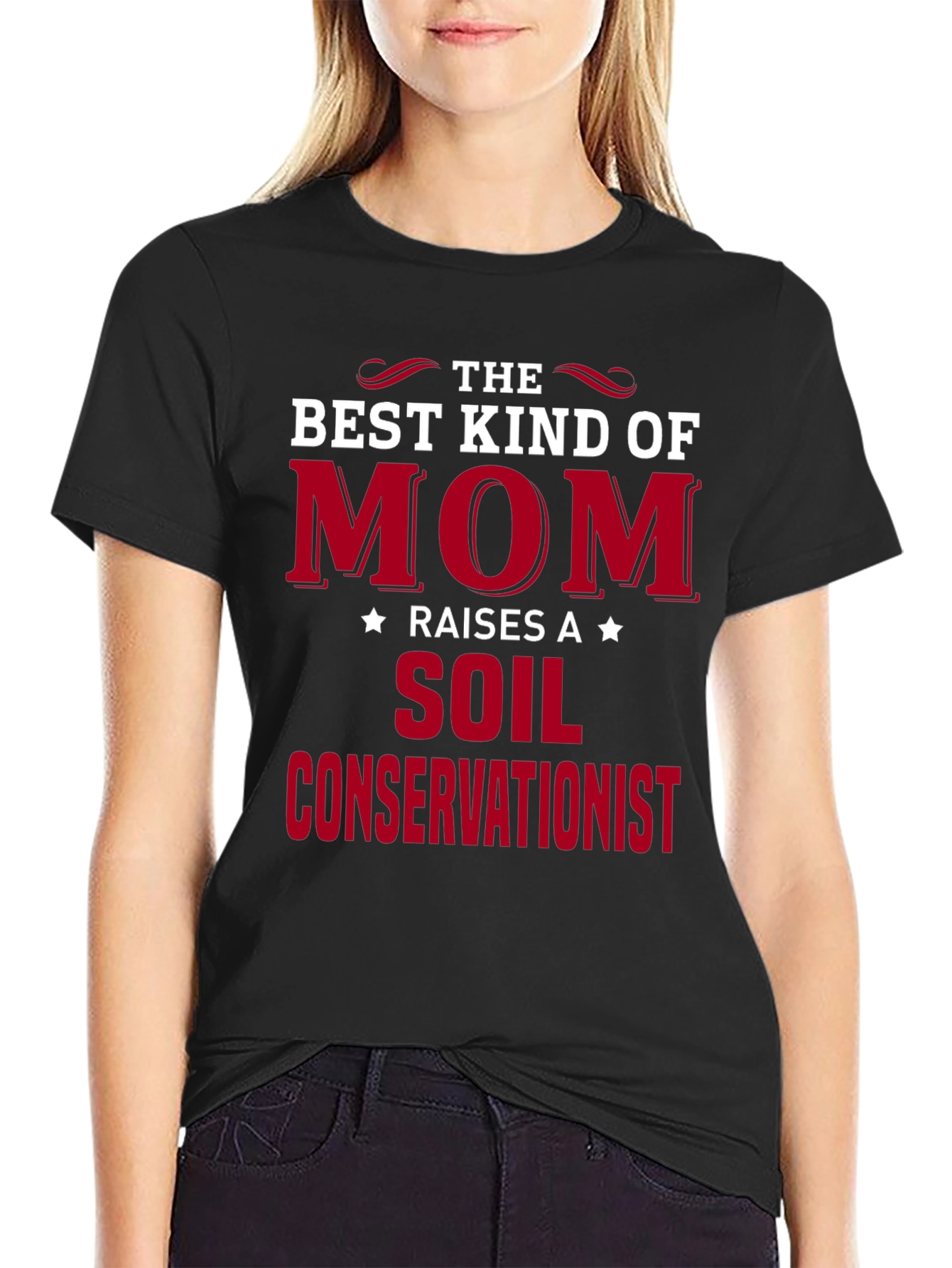 Best Kind of Mom Soil Conservationist Graphic Tee