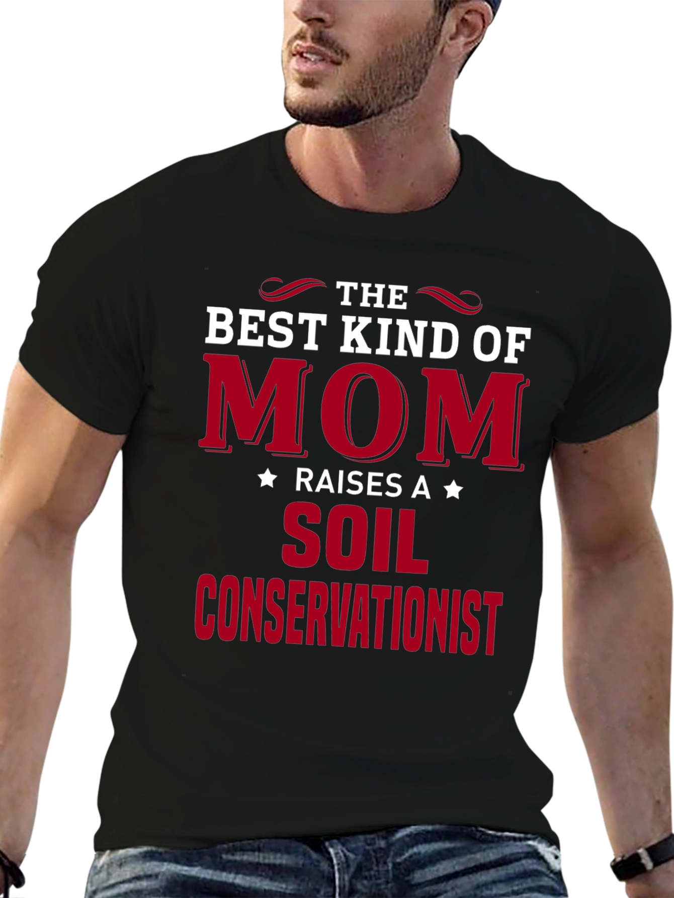 Best Kind of Mom Soil Conservationist Graphic Tee