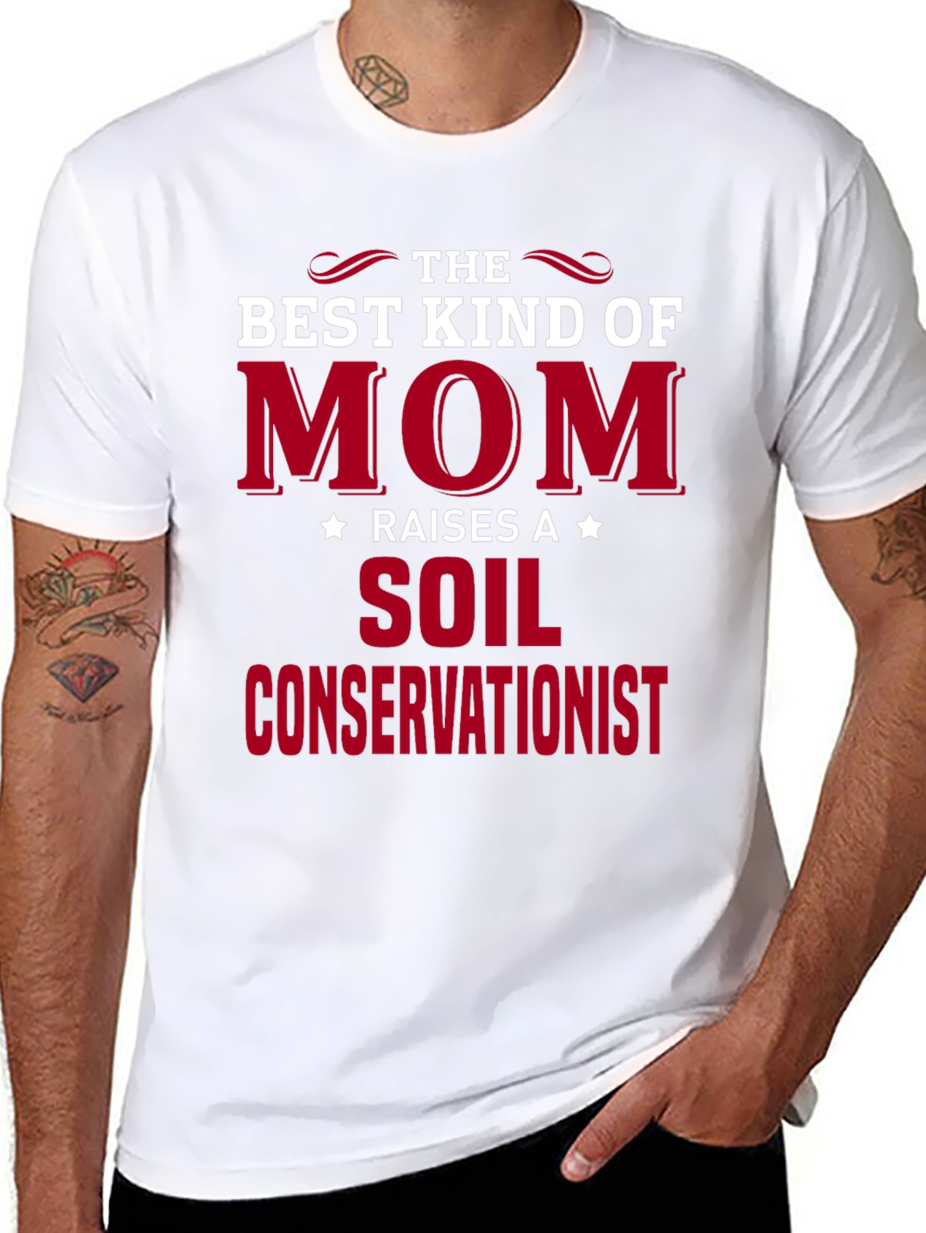 Best Kind of Mom Soil Conservationist Graphic Tee
