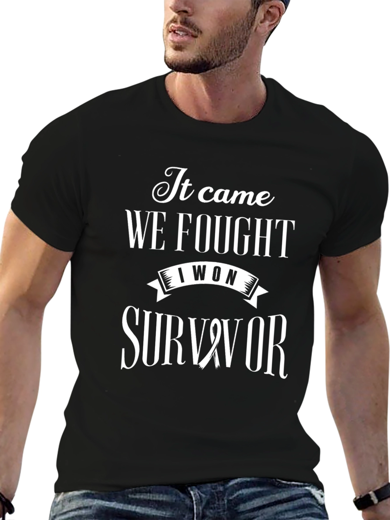 Survivor T-Shirt: I Won We Fought It Came