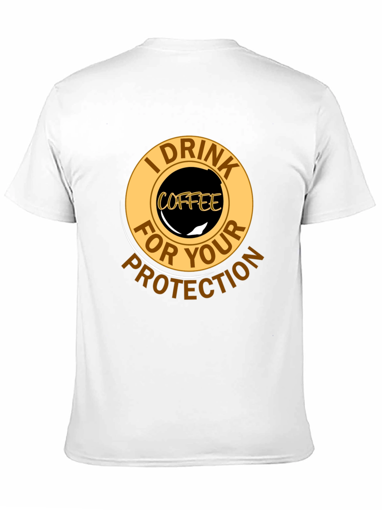 Coffee Lovers Protection T-Shirt - Black